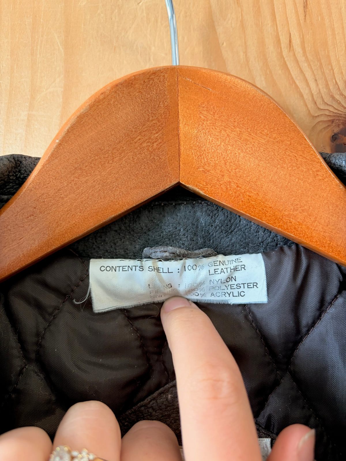 Vtg London Fog Leather Jacket : L/XL