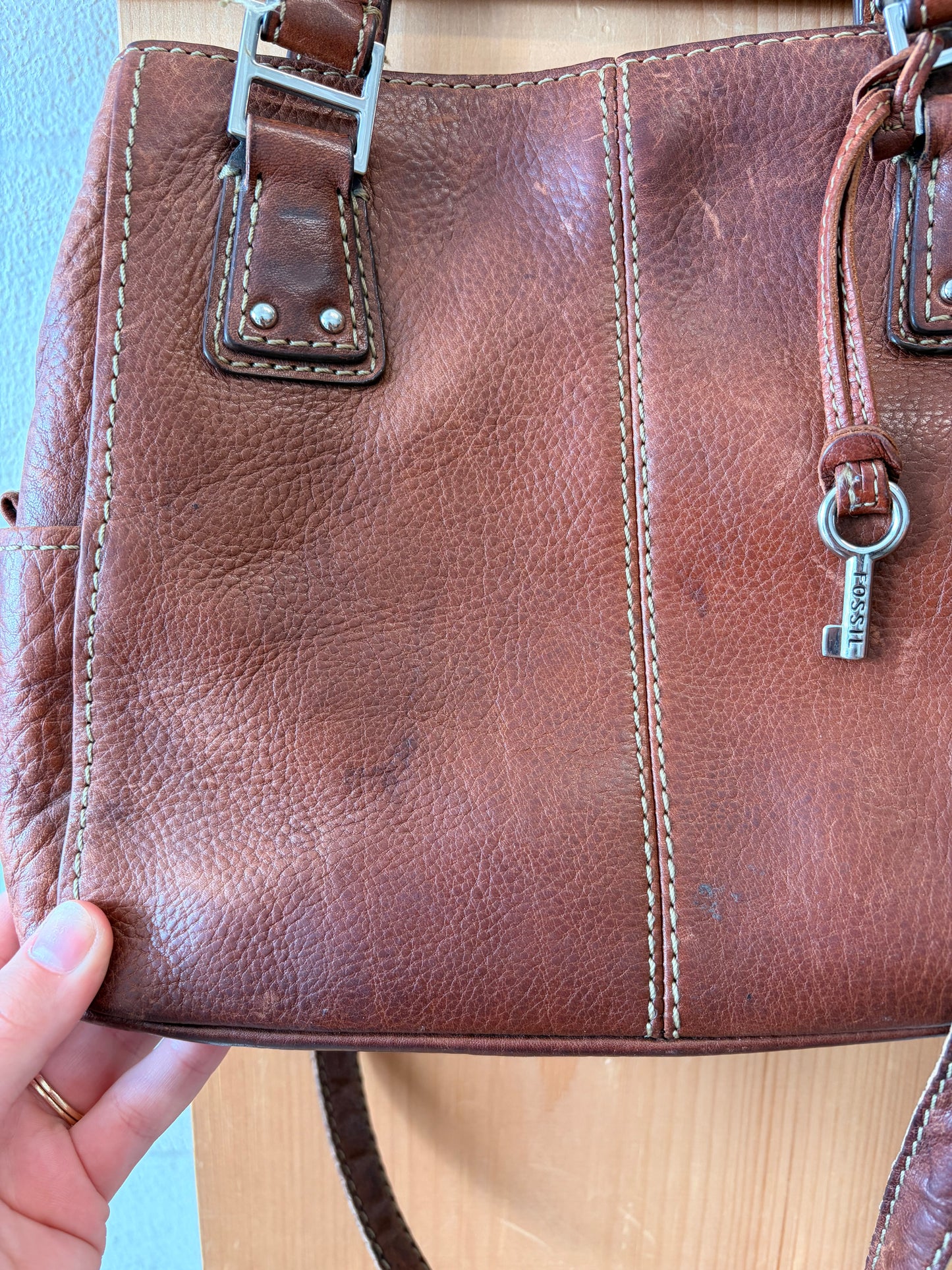 Brown Leather Fossil Purse