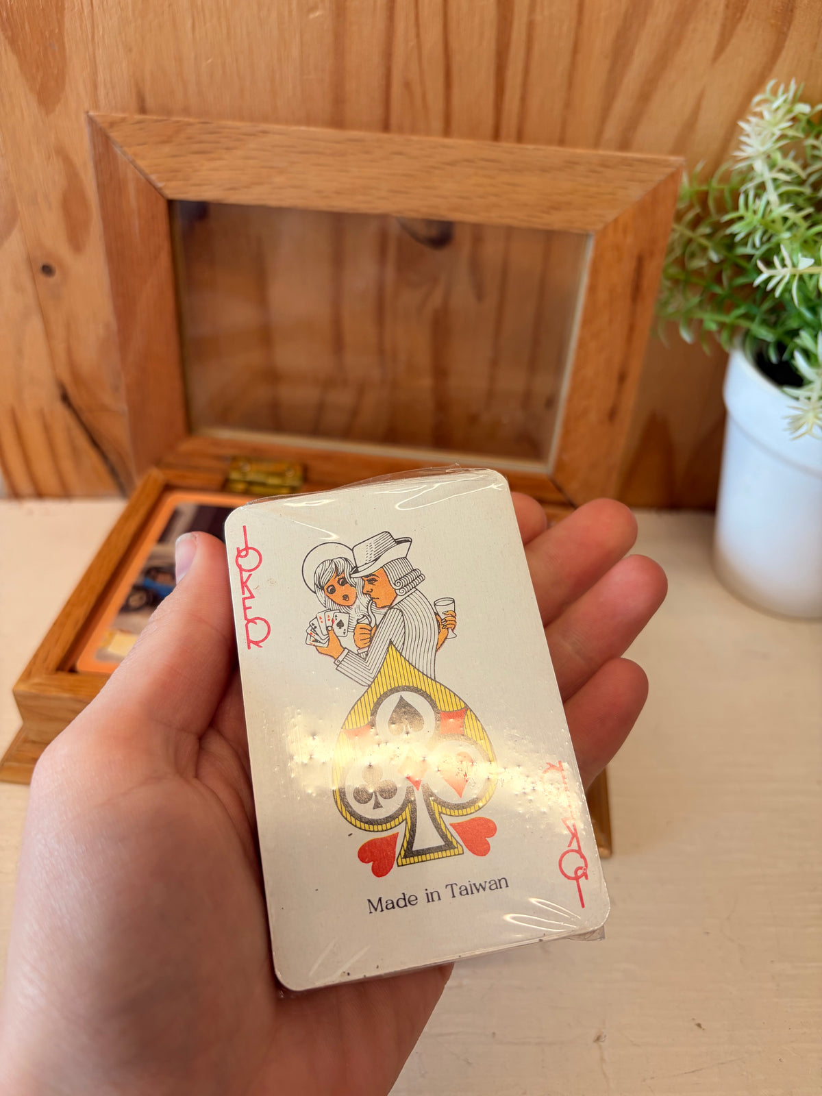 Vtg Pair of Peugeot Cards & Case (Local Pick Up Only)
