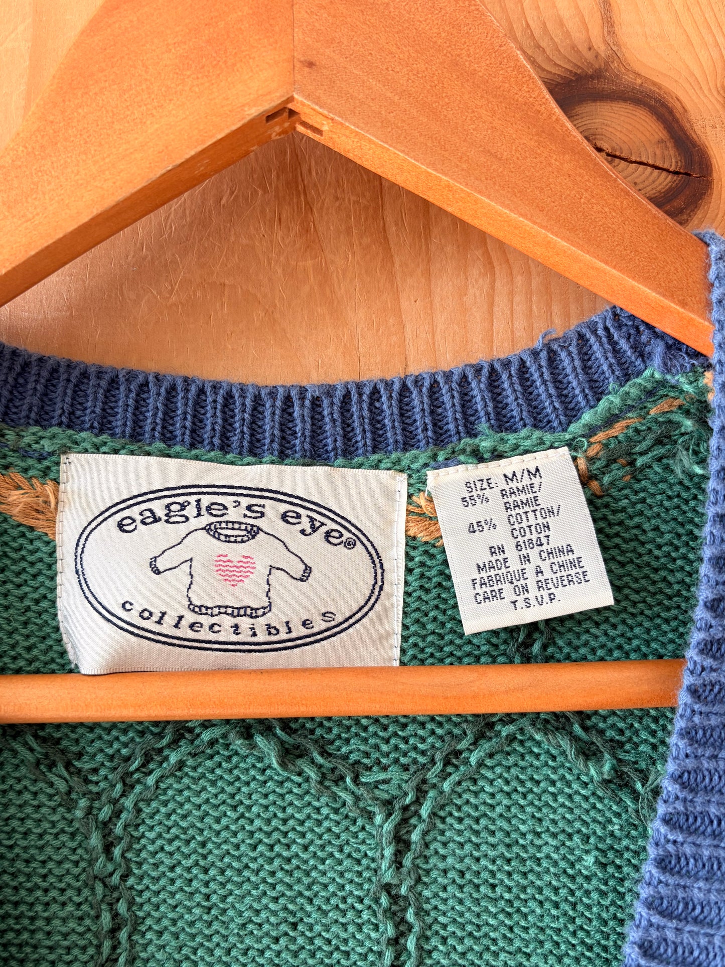 Vtg Eagle’s Eye Rooster Sweater Vest : M