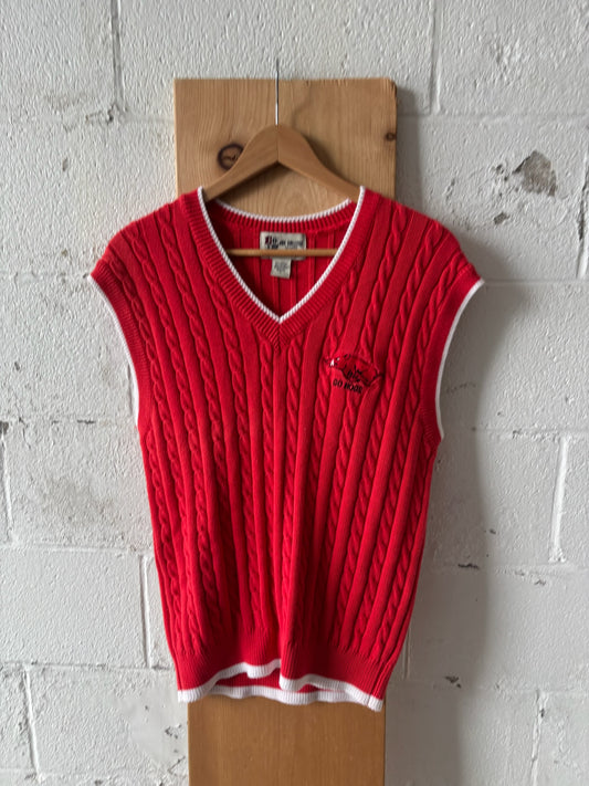 Razorbacks Sweater Vest : M