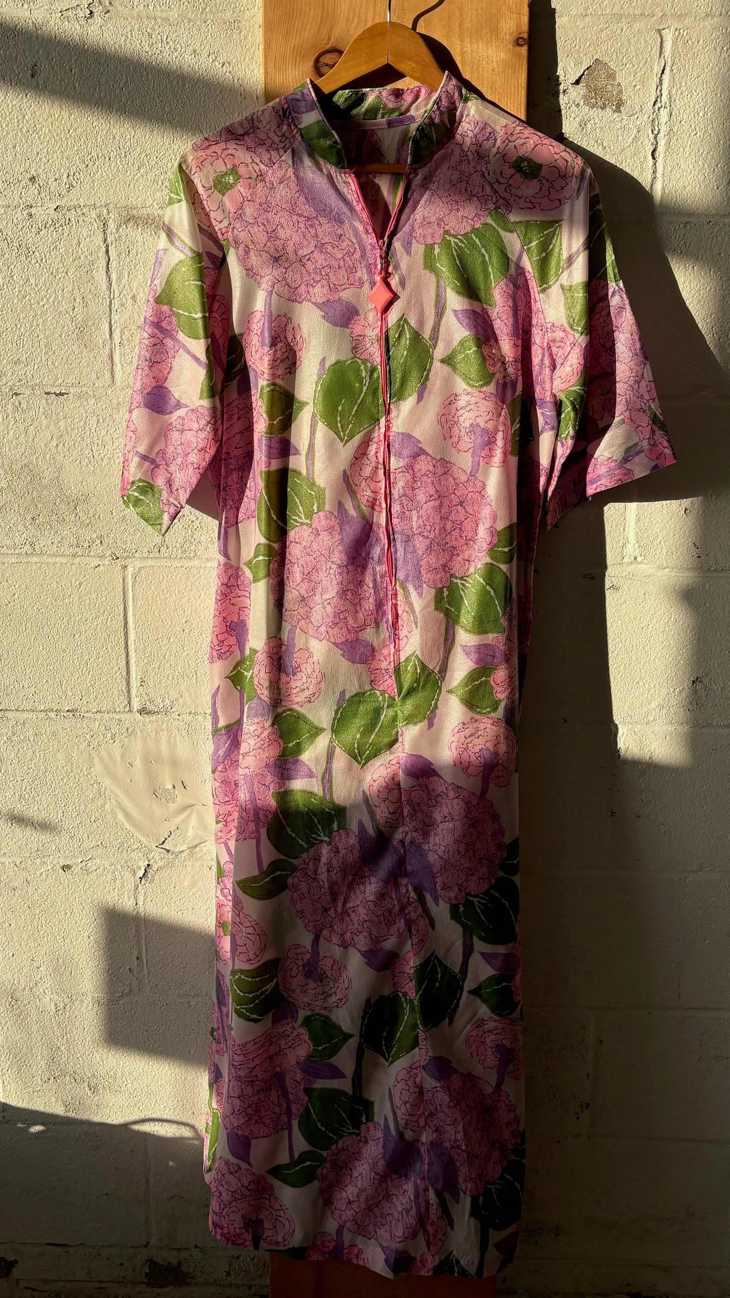 Vtg Colorful House Dress : L