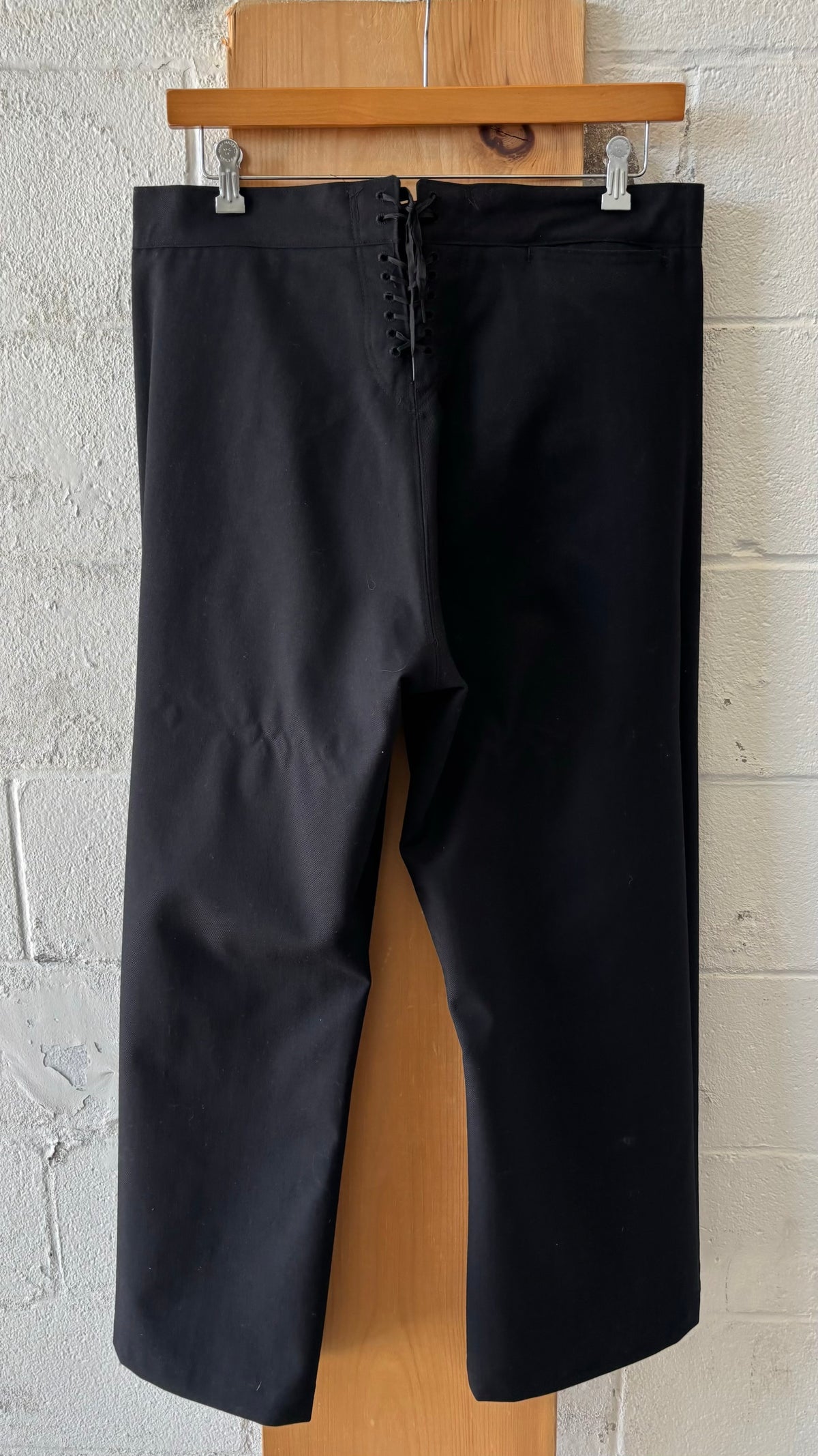 Vtg Navy Wool Sailor Trousers : 38” W