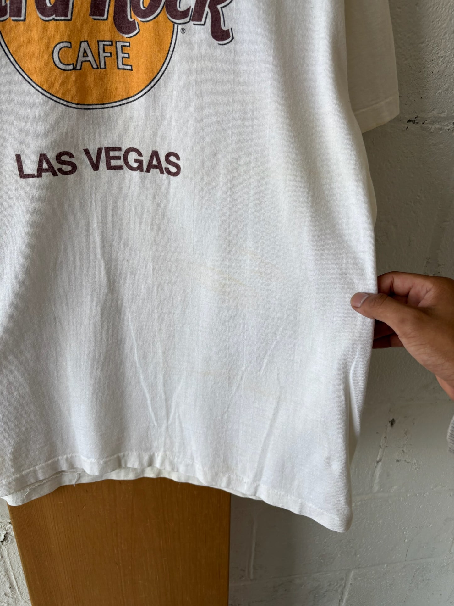 Vtg Las Vegas Hard Rock Tee : L