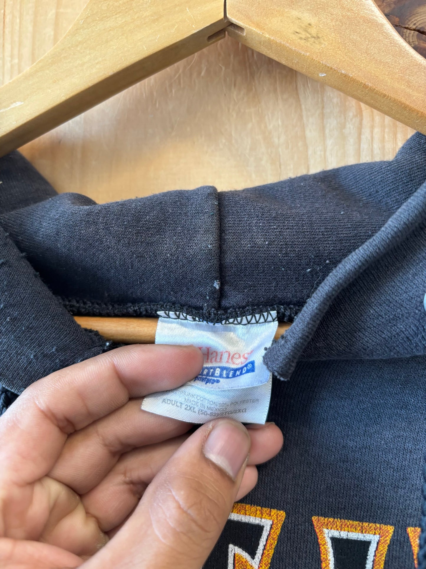 Vtg Motorcycle Hoodie : 2XL