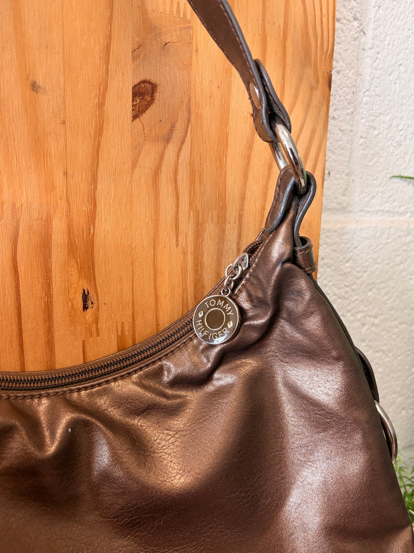 Metallic Brown Tommy Hilfiger Purse