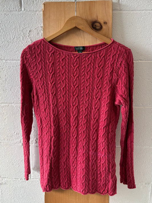 Ralph Lauren Cable Knit Sweater : L