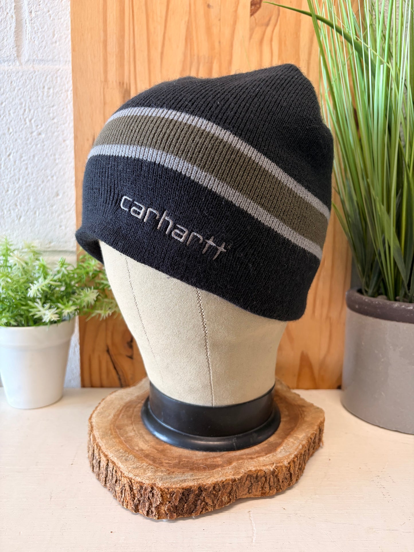 Striped Carhartt Beanie
