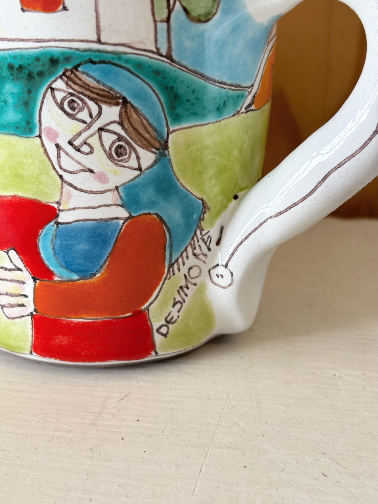 Pair of Desimone Italian Mugs (Local Pick Up Only)