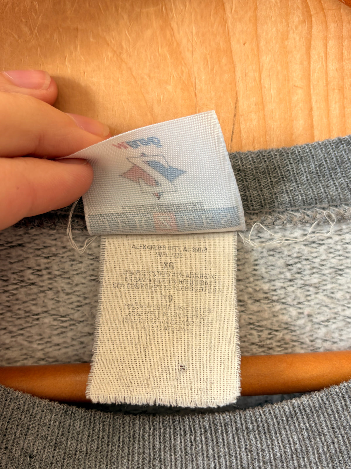 Vtg Gray San Francisco Sailboat Crew : XL