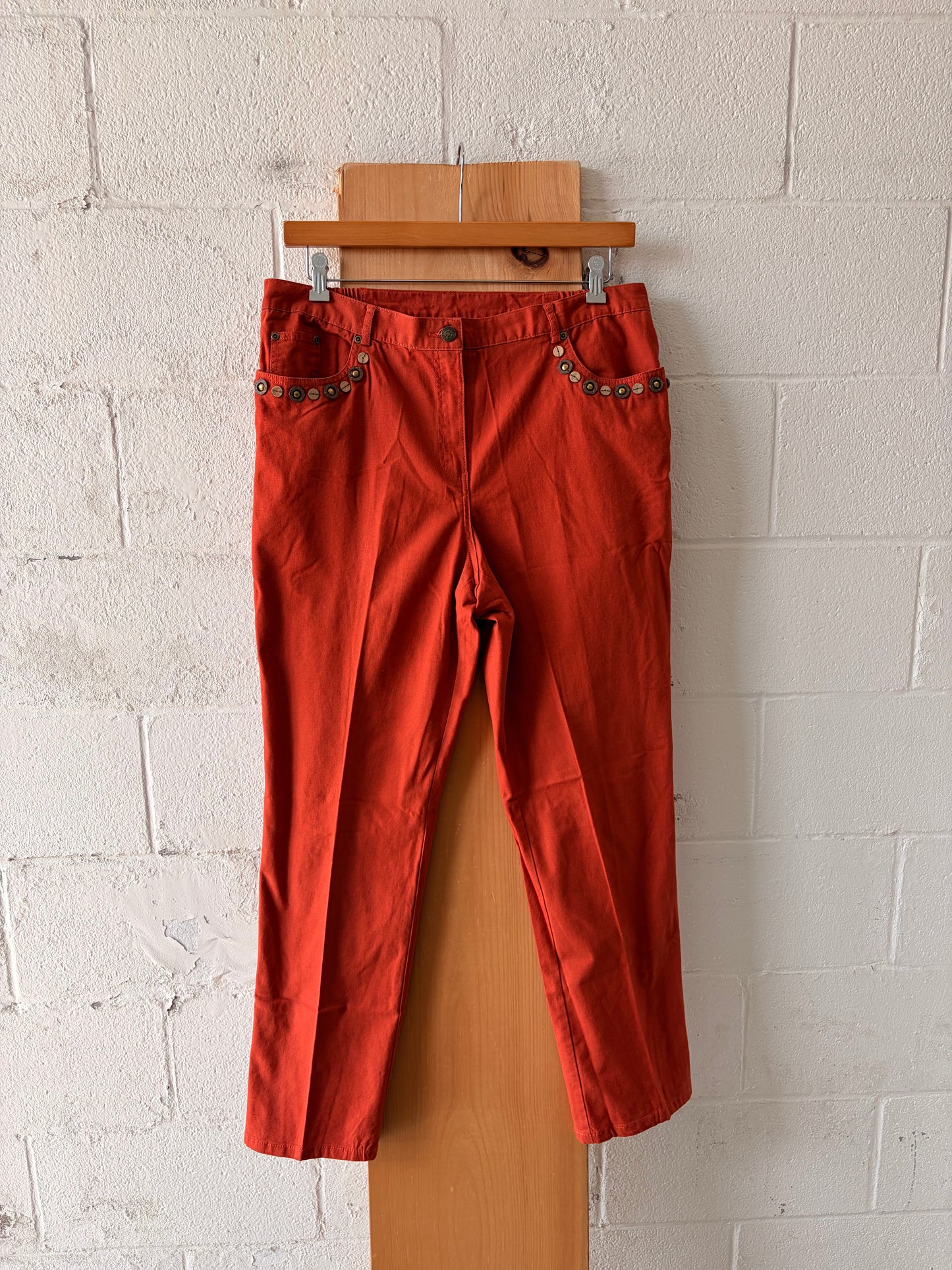 Beaded Orange Trousers : 16