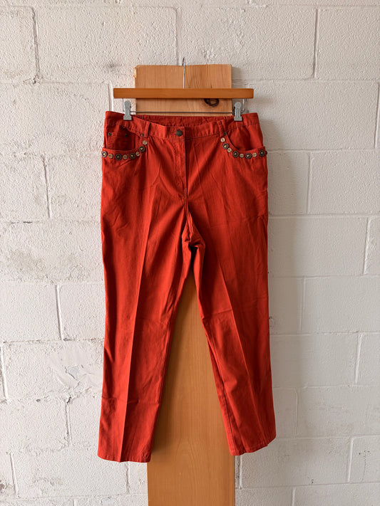 Beaded Orange Trousers : 16