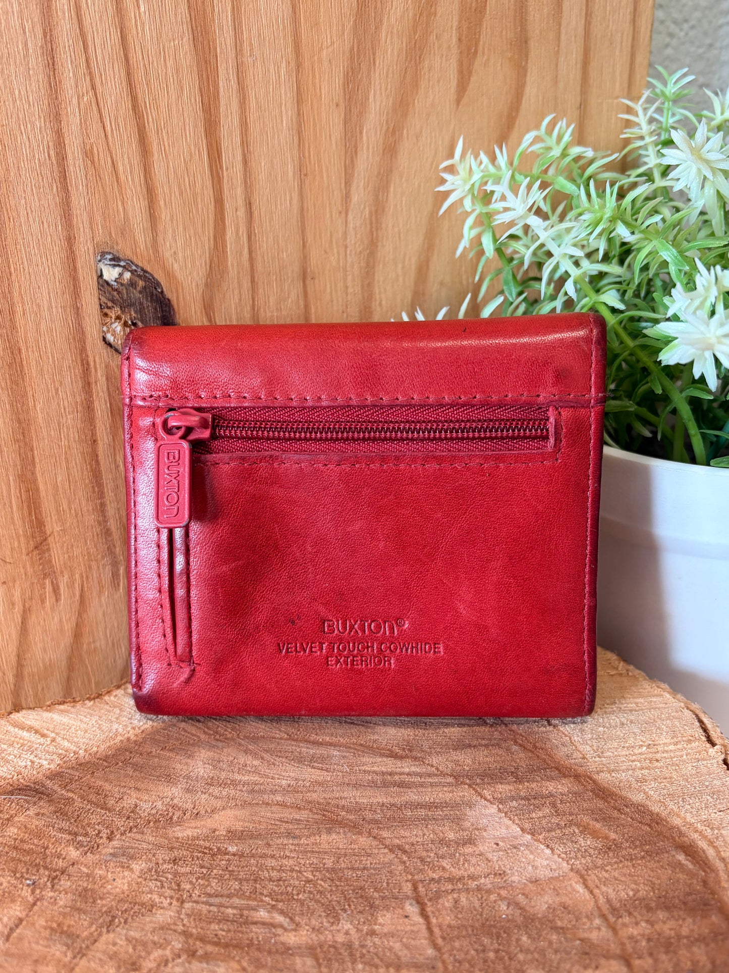 Buxton Little Red Wallet