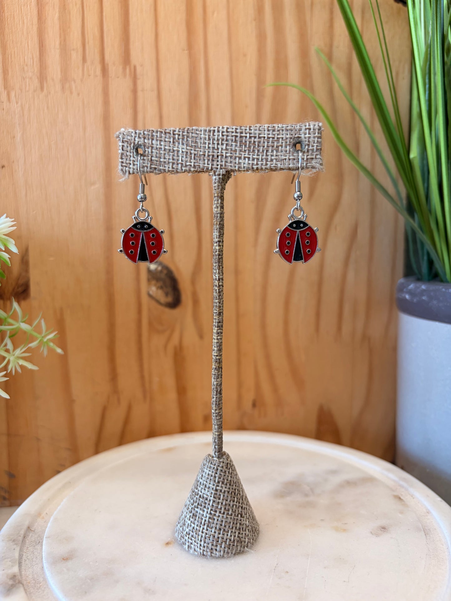 Lady Bug Earrings