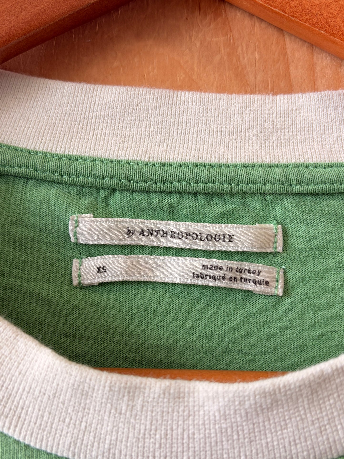 Yellow & Green Anthropologie Tee : XS
