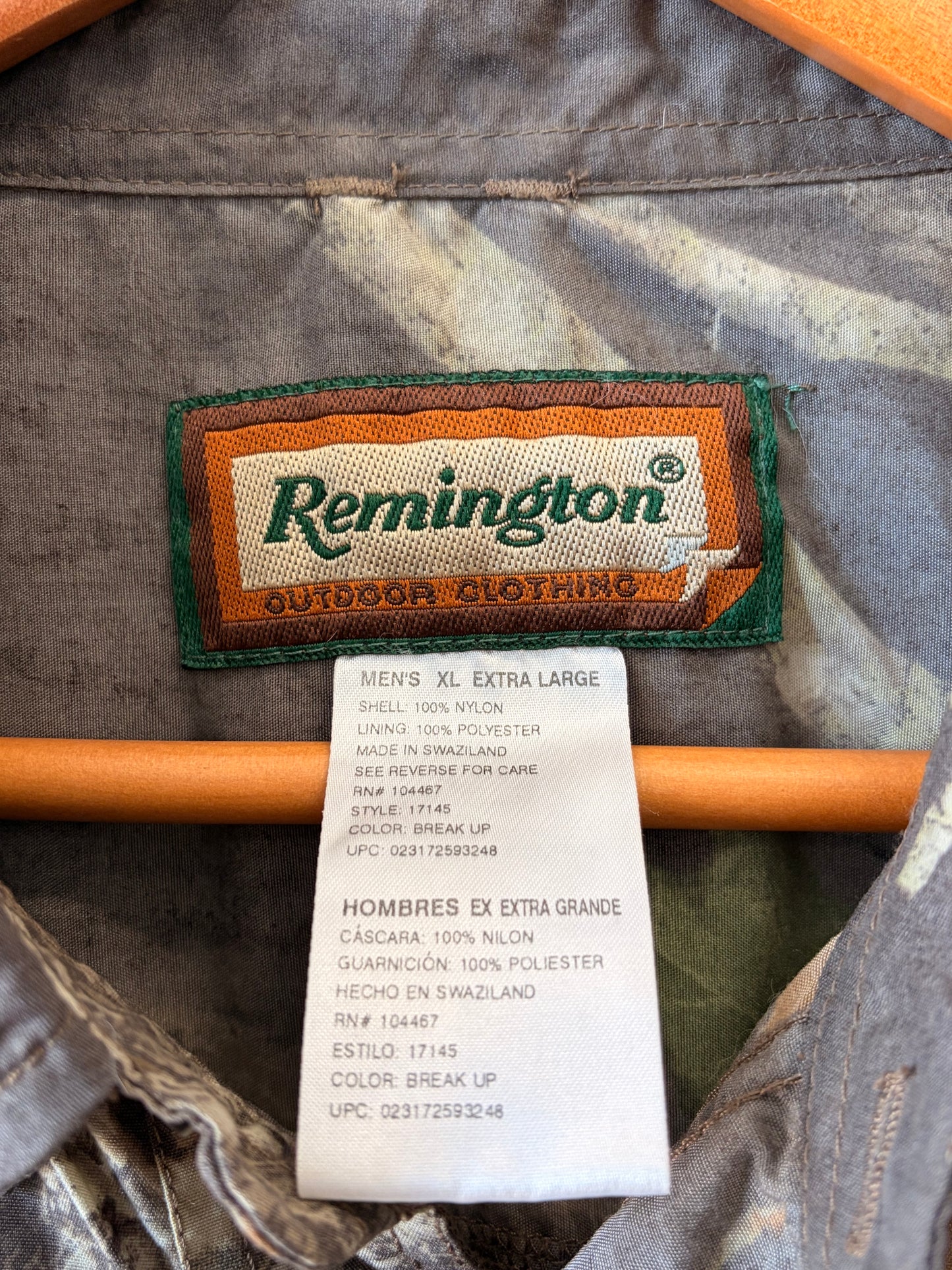 Remington Camo Hunting Button Up : XL