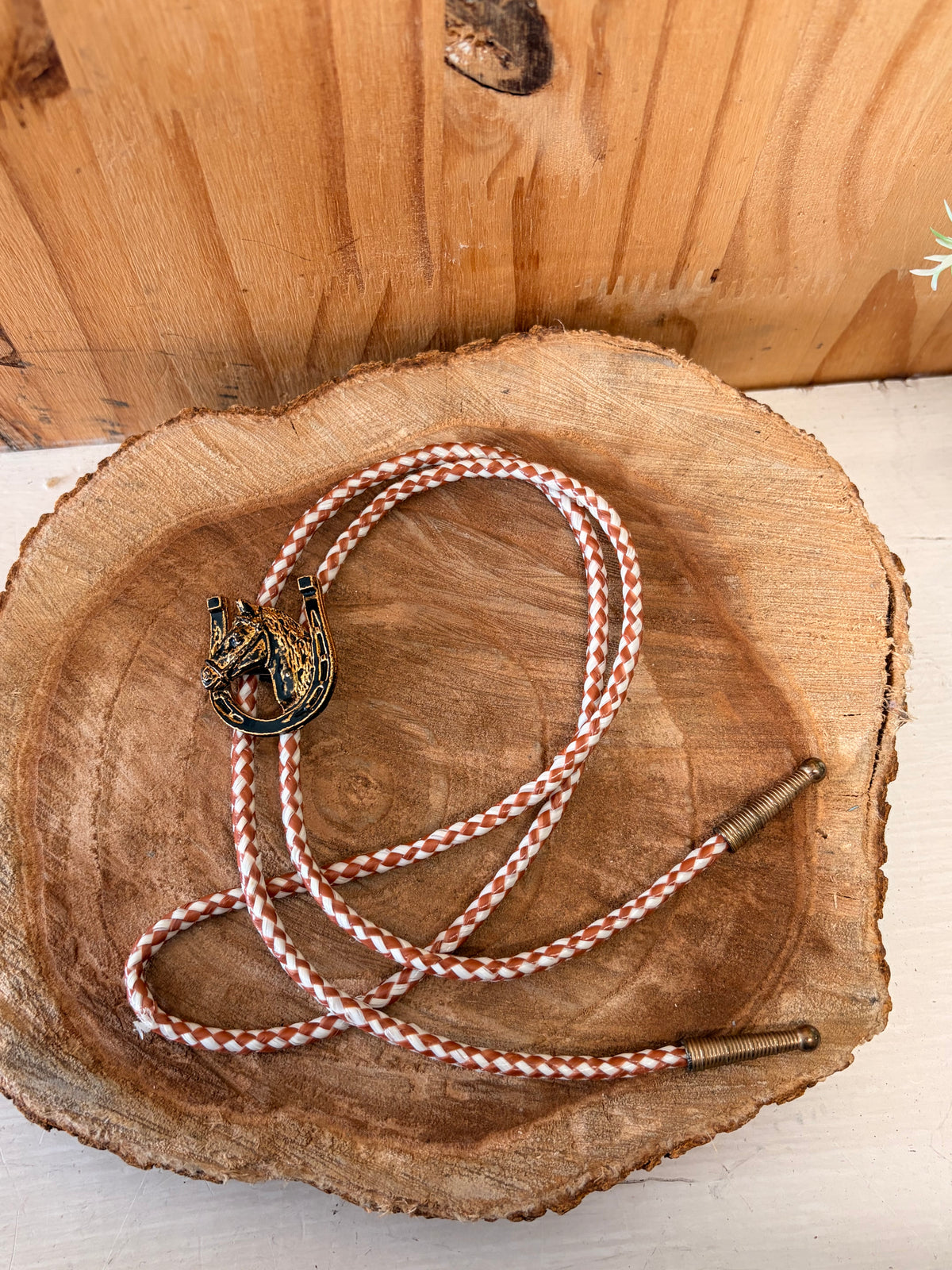 Western Horse Bolo Tie