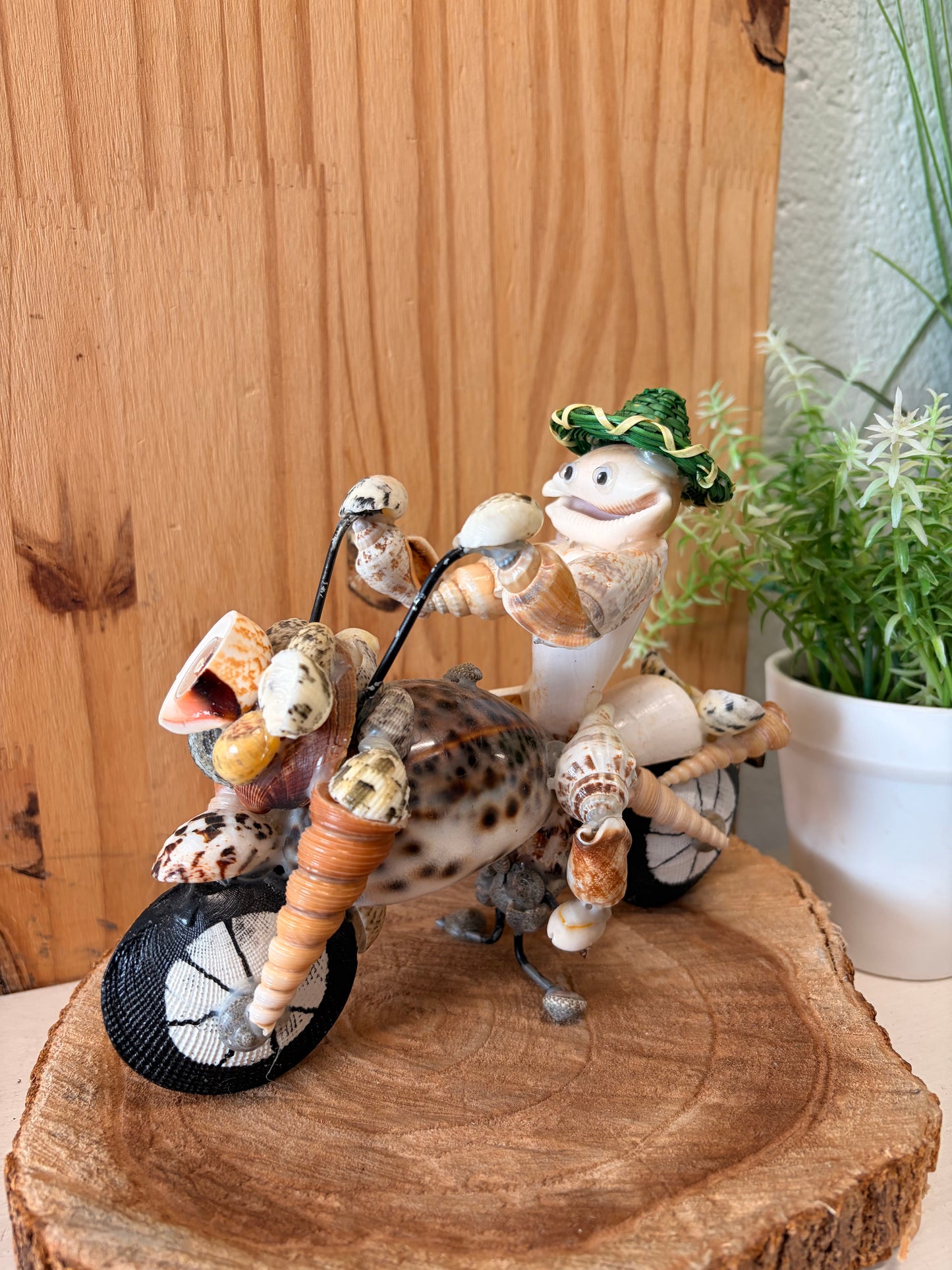 Seashell Motorcycle Figure (Local Pick Up Only)