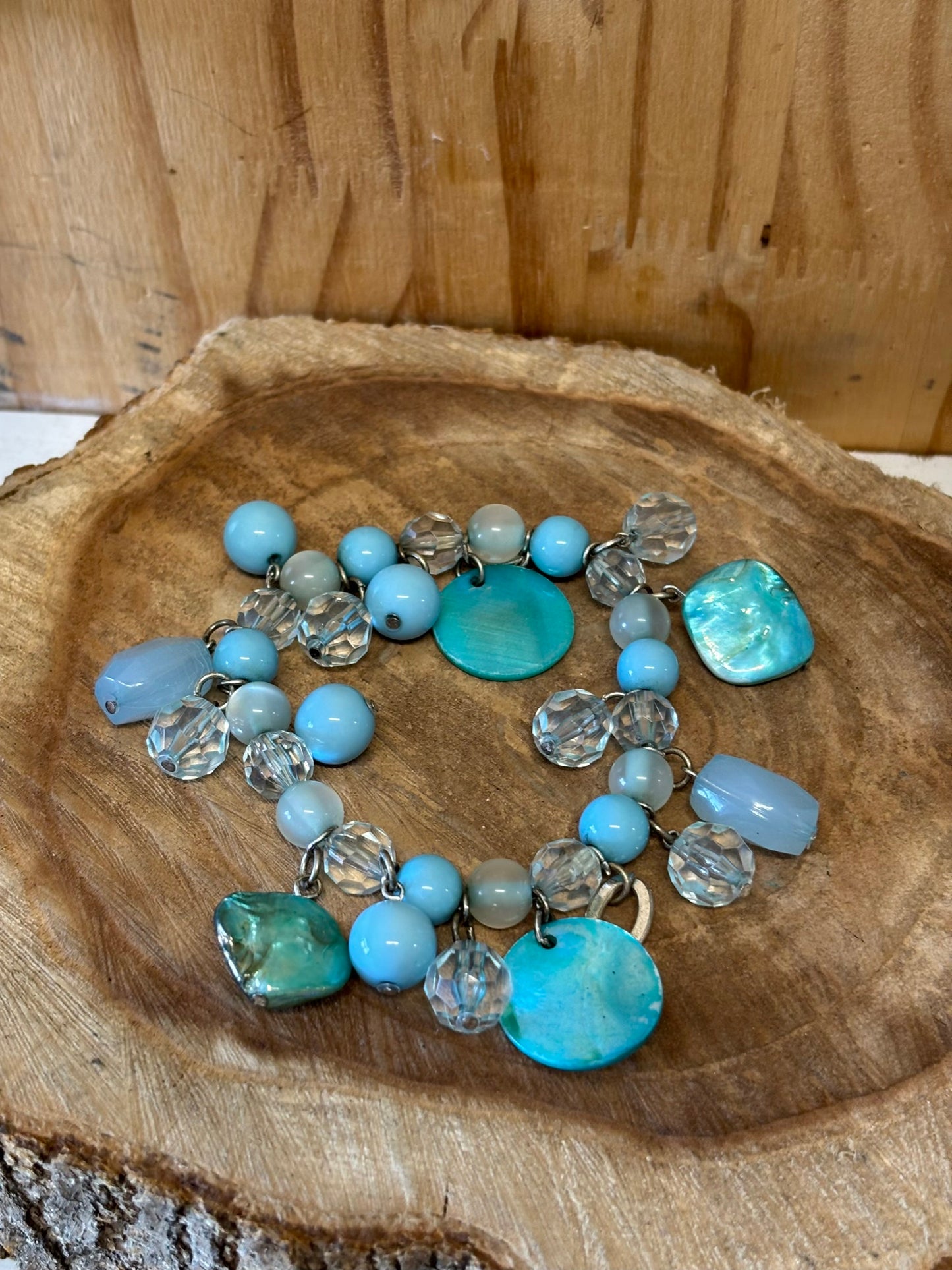 Blue Charm Bracelet