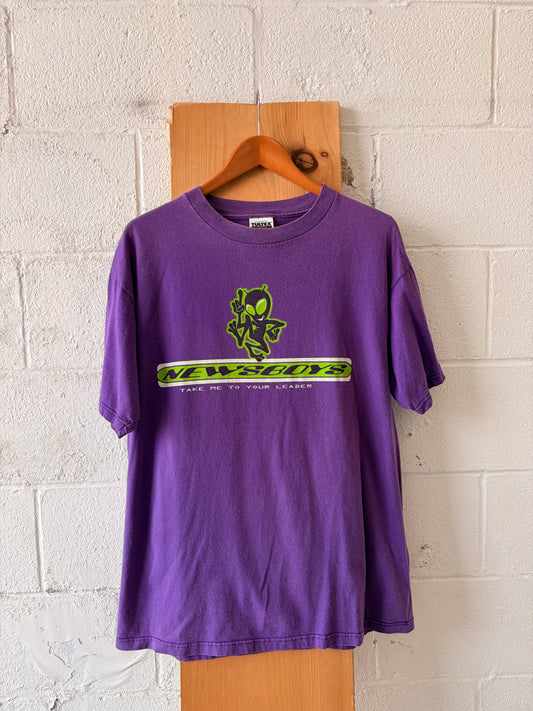 ‘96 Newsboys “Take Me to Your Leader” Band Tee : XL