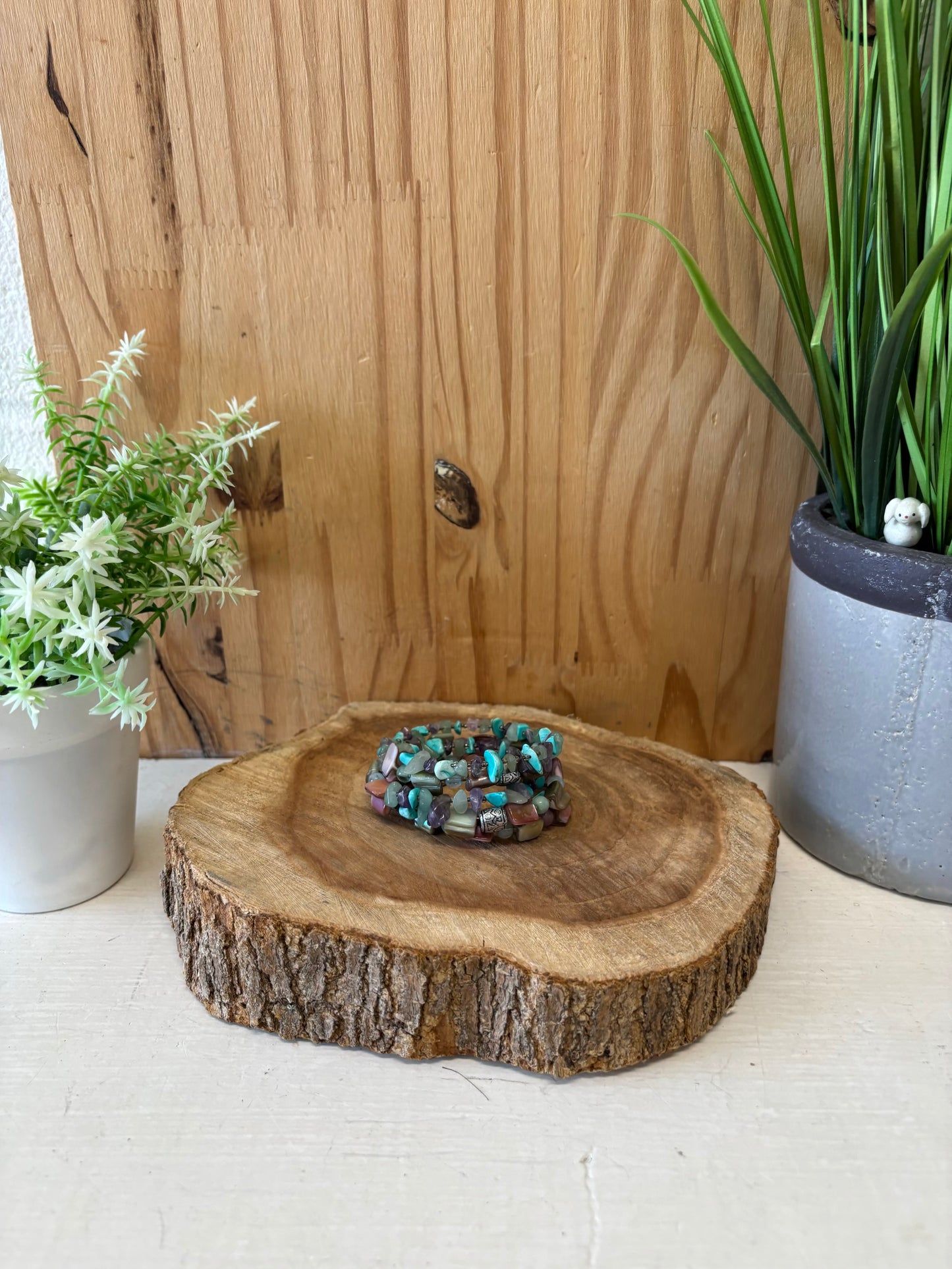 Colorful Memory Wire Bracelet