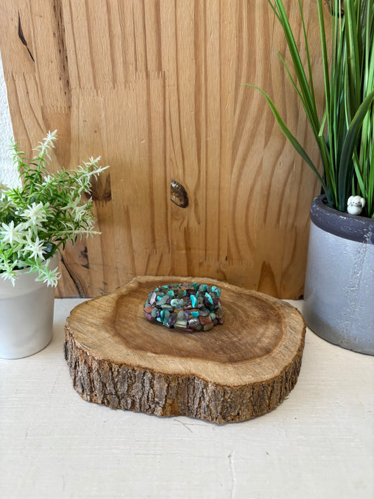 Colorful Memory Wire Bracelet