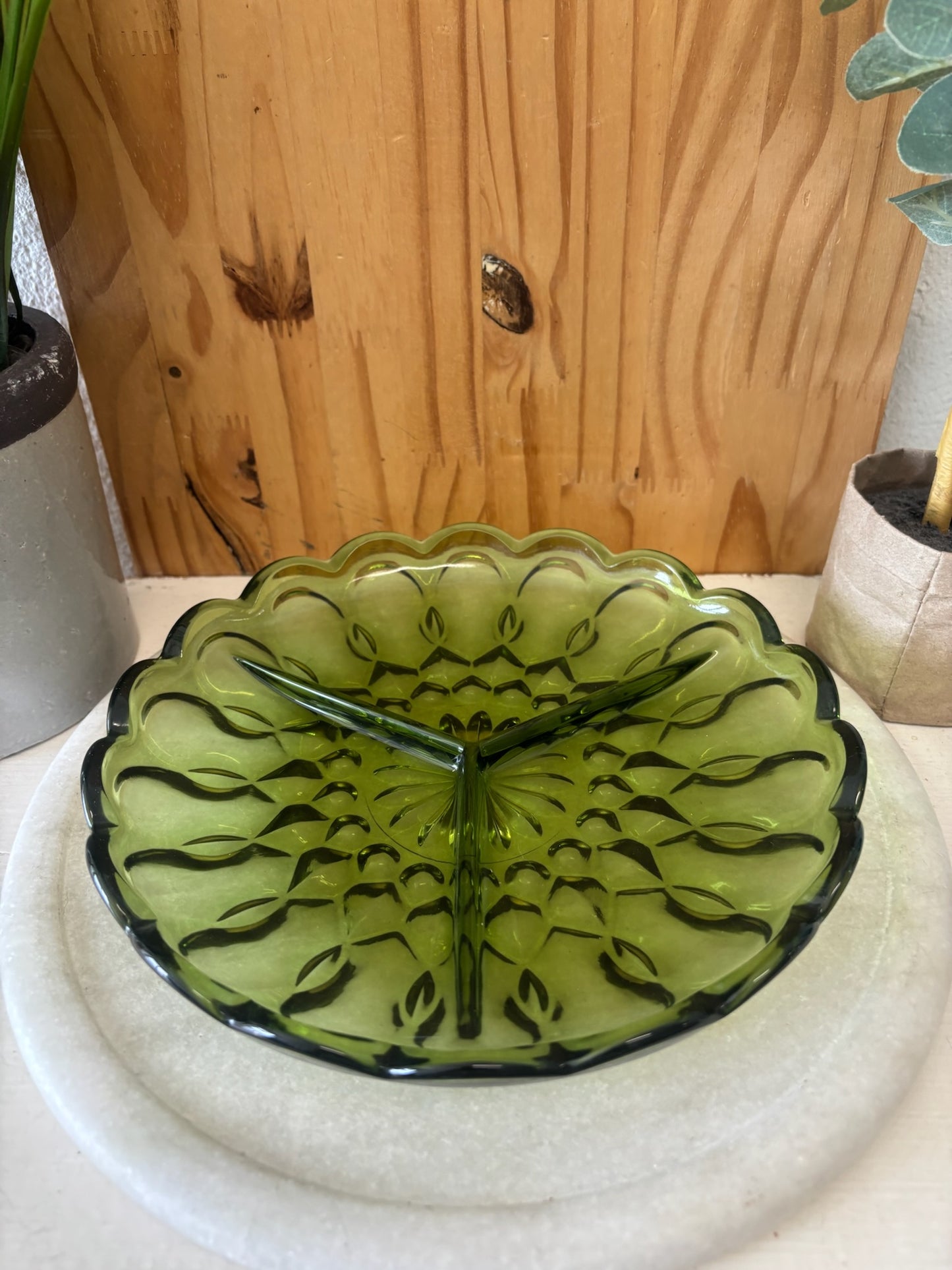 Green Tri Section Dish (Local Pick Up Only)