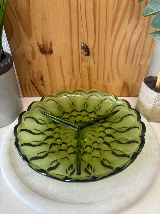 Green Tri Section Dish (Local Pick Up Only)