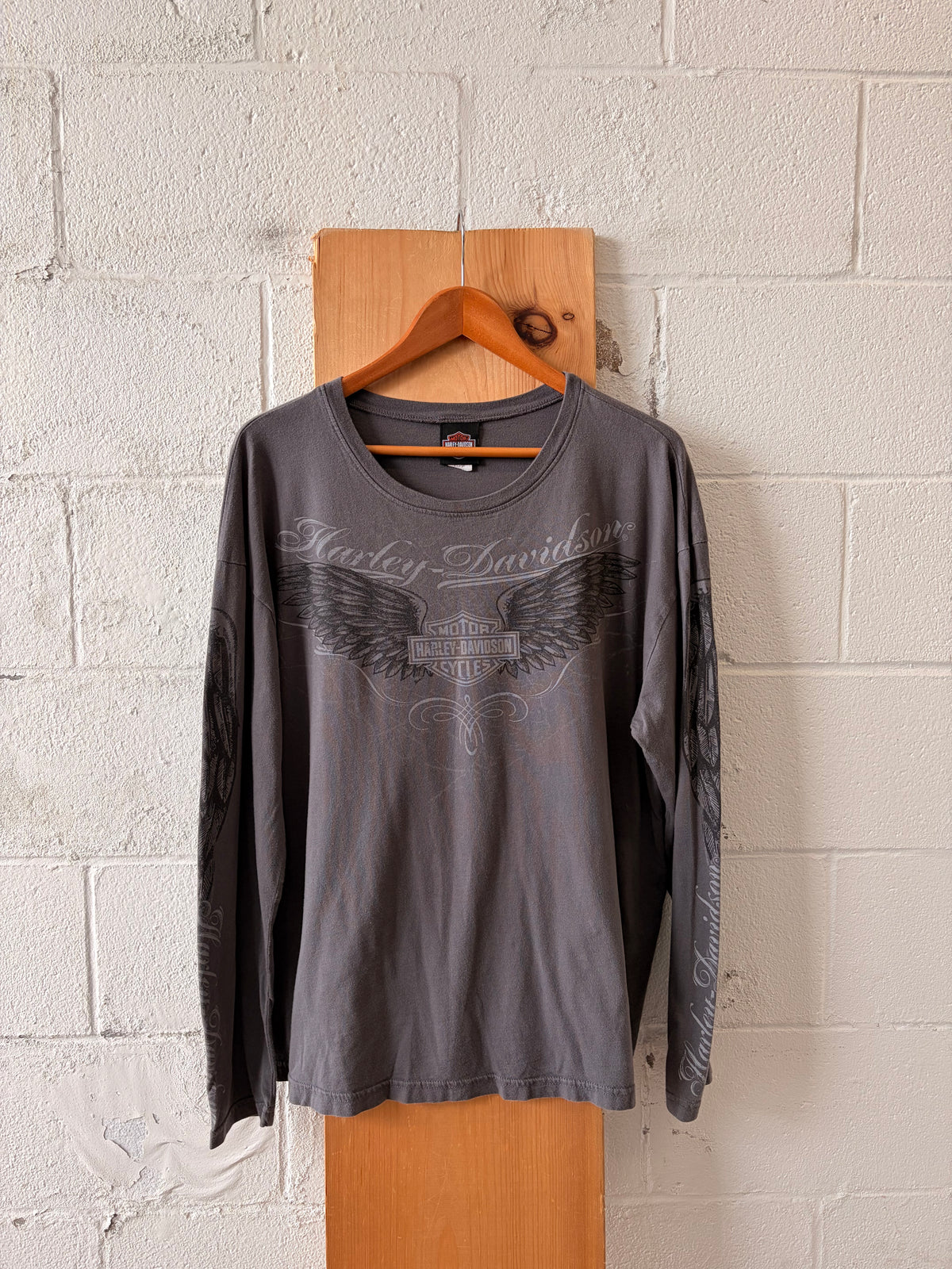 Harley Davidson Gray Long Sleeve : XL