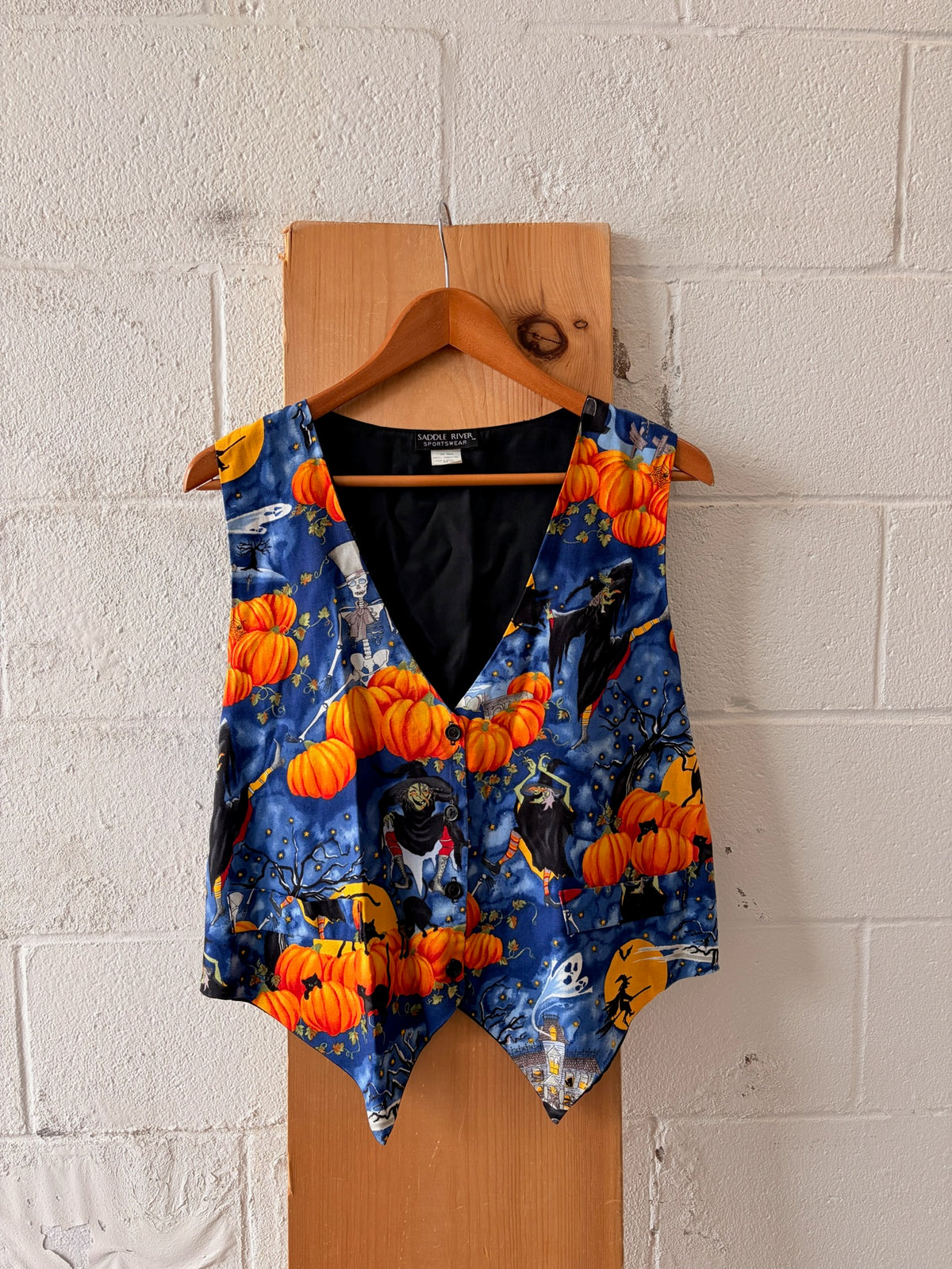 Halloween Pumpkin Patch Vest : L