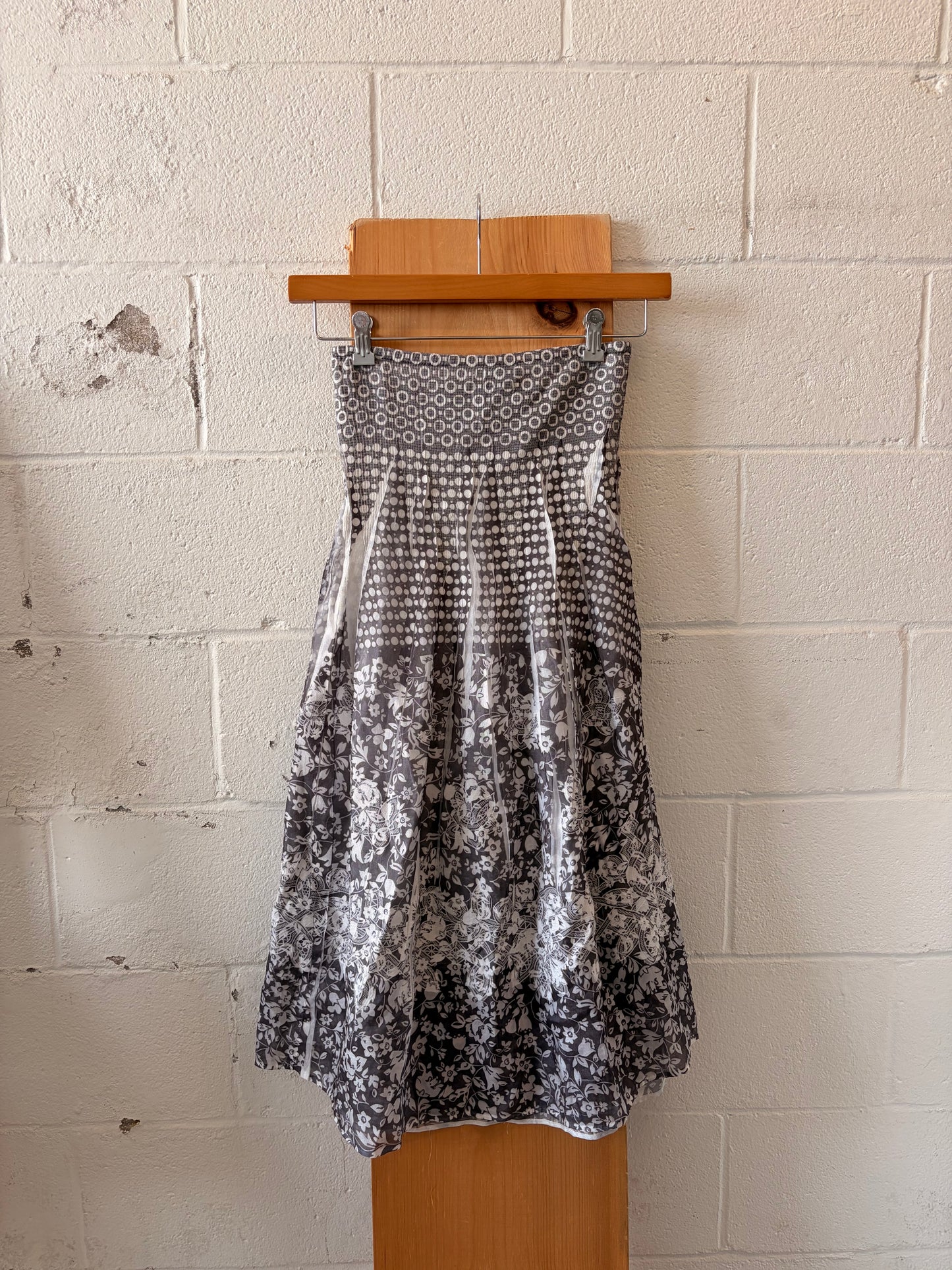 Floral Convertible Tube Dress / Skirt : OS