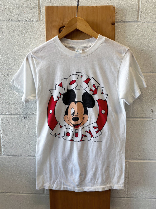 Vtg Single Stitch Mickey Mouse Tee: M