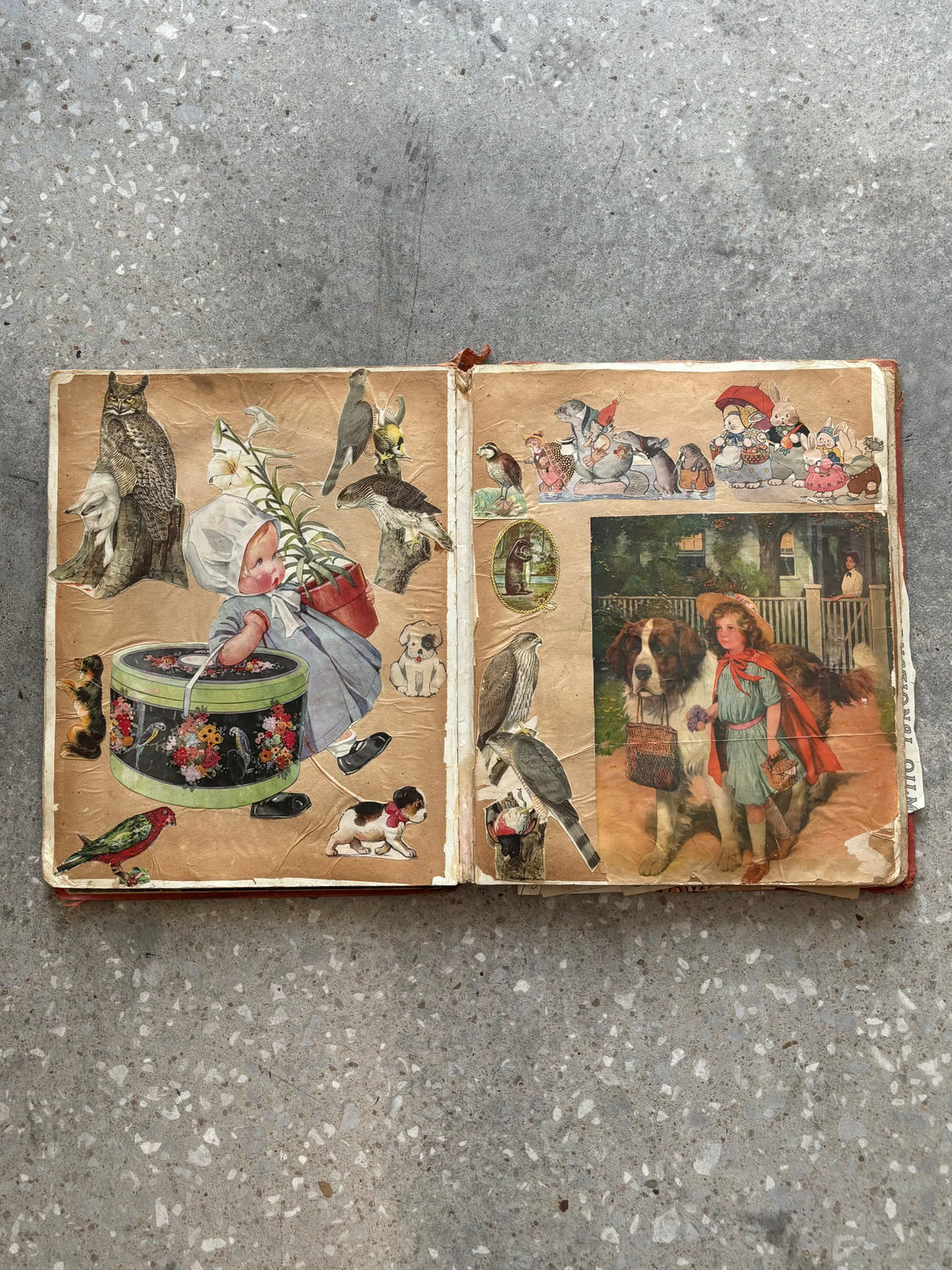 Vtg Early 1900’s Scrap Book (Local Pickup Only)