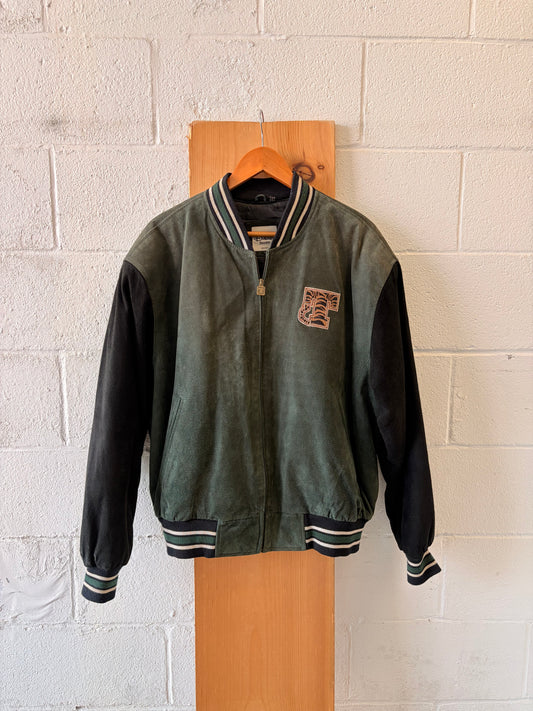 Vtg Tigger Leather Bomber Jacket : L (Local Pick Up Only)