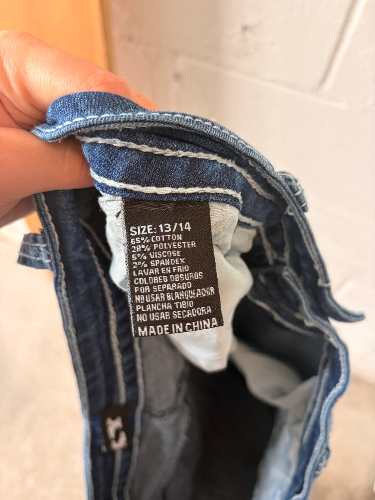 Embellished Dark Wash Sky Jeans : 13/14