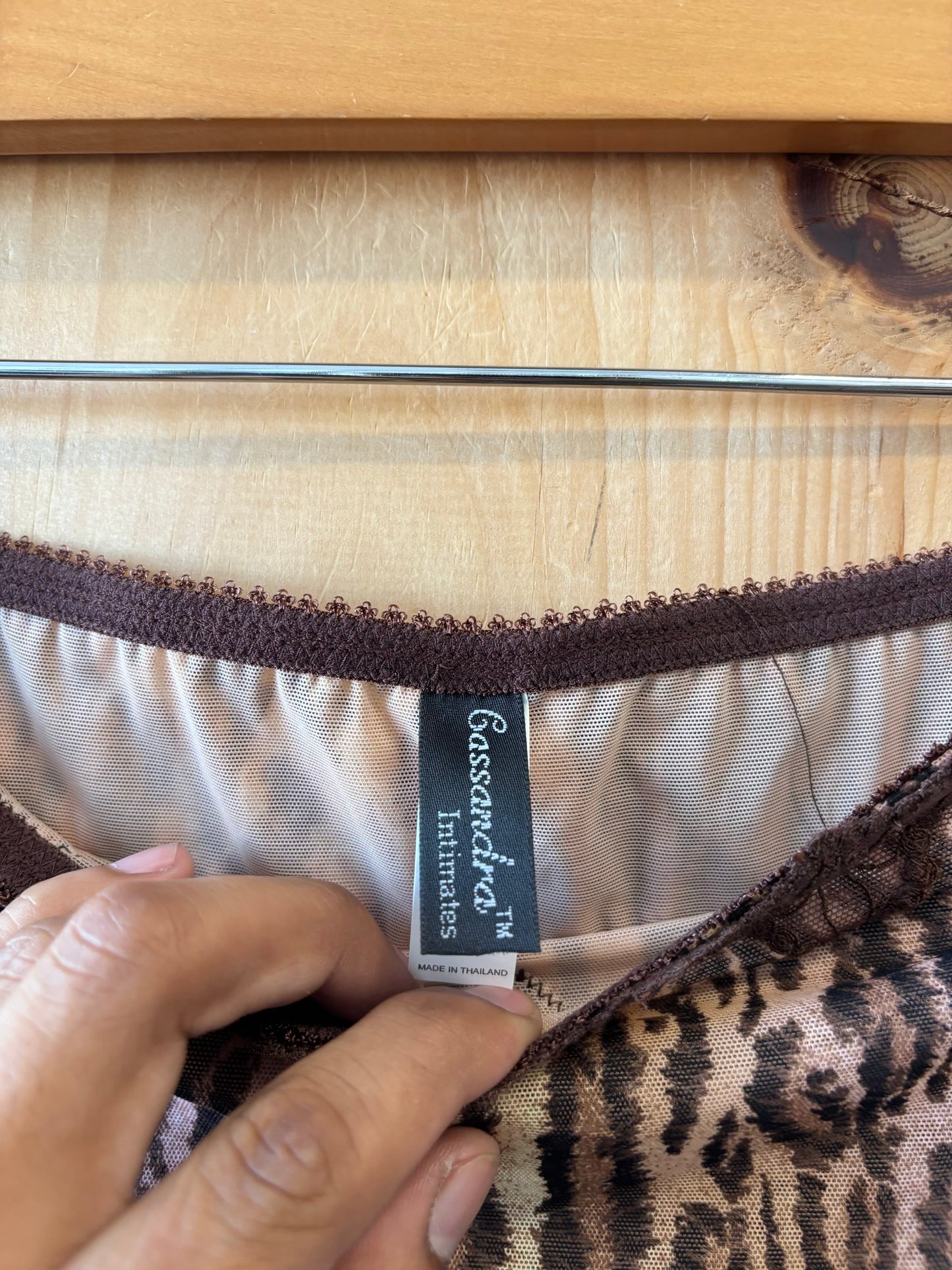Leopard Print Mini Skirt : XL
