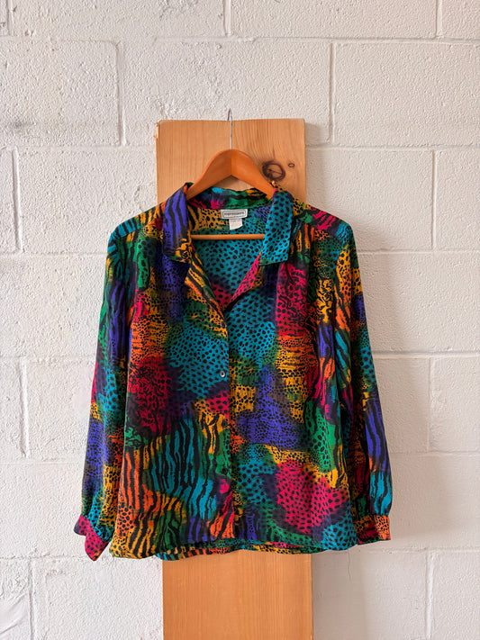 Vibrant Patterned Blouse : 14