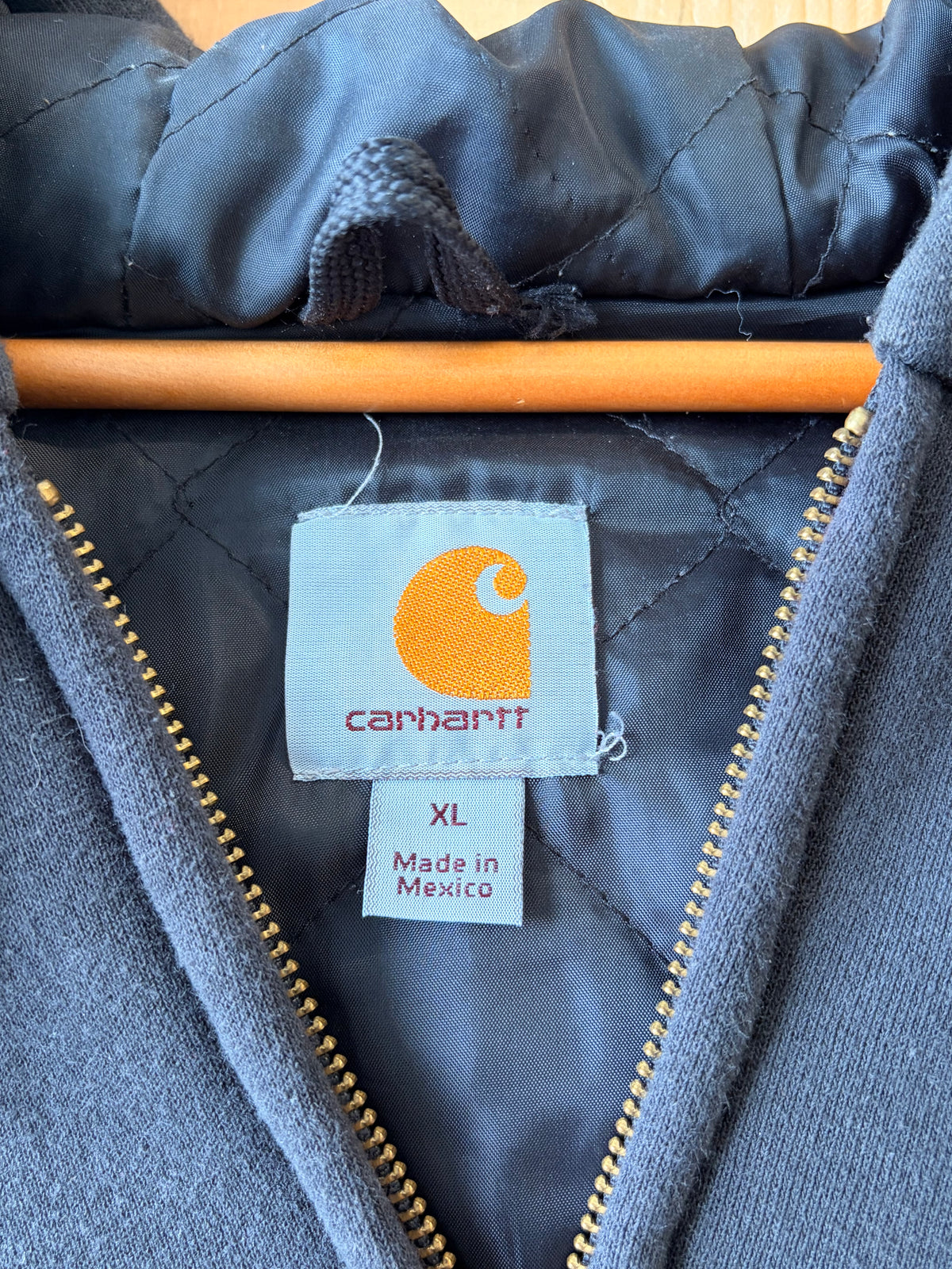 Carhartt Quilt-Lined Zip Up Hoodie : XL
