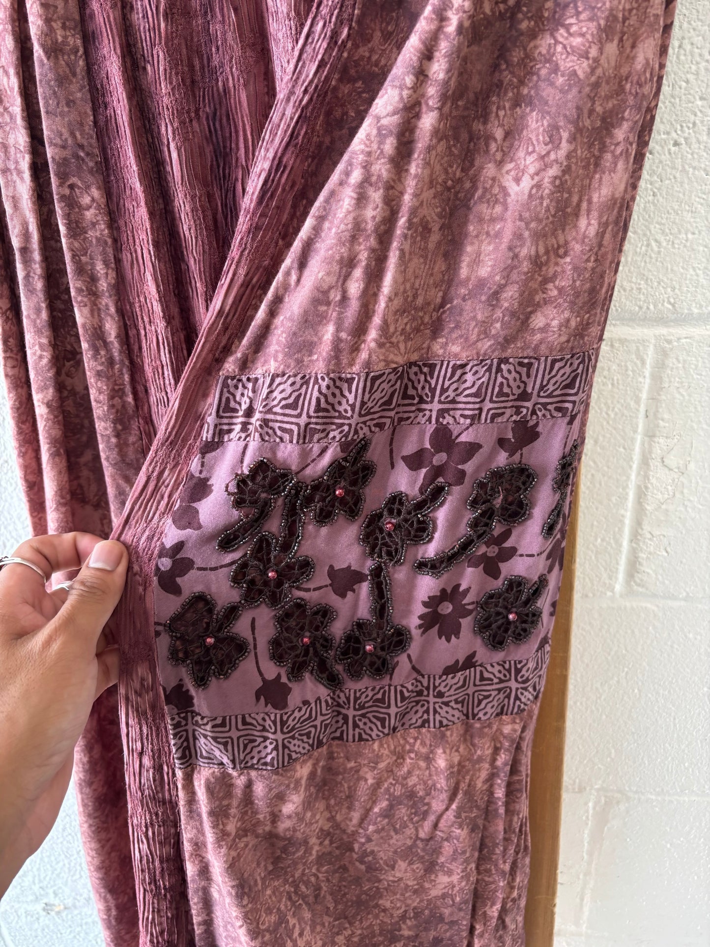 Vtg Maroon Skirt : L