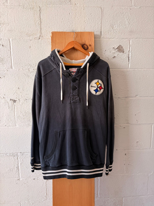 Mitchell & Ness Steelers Throwback Hoodie : XL