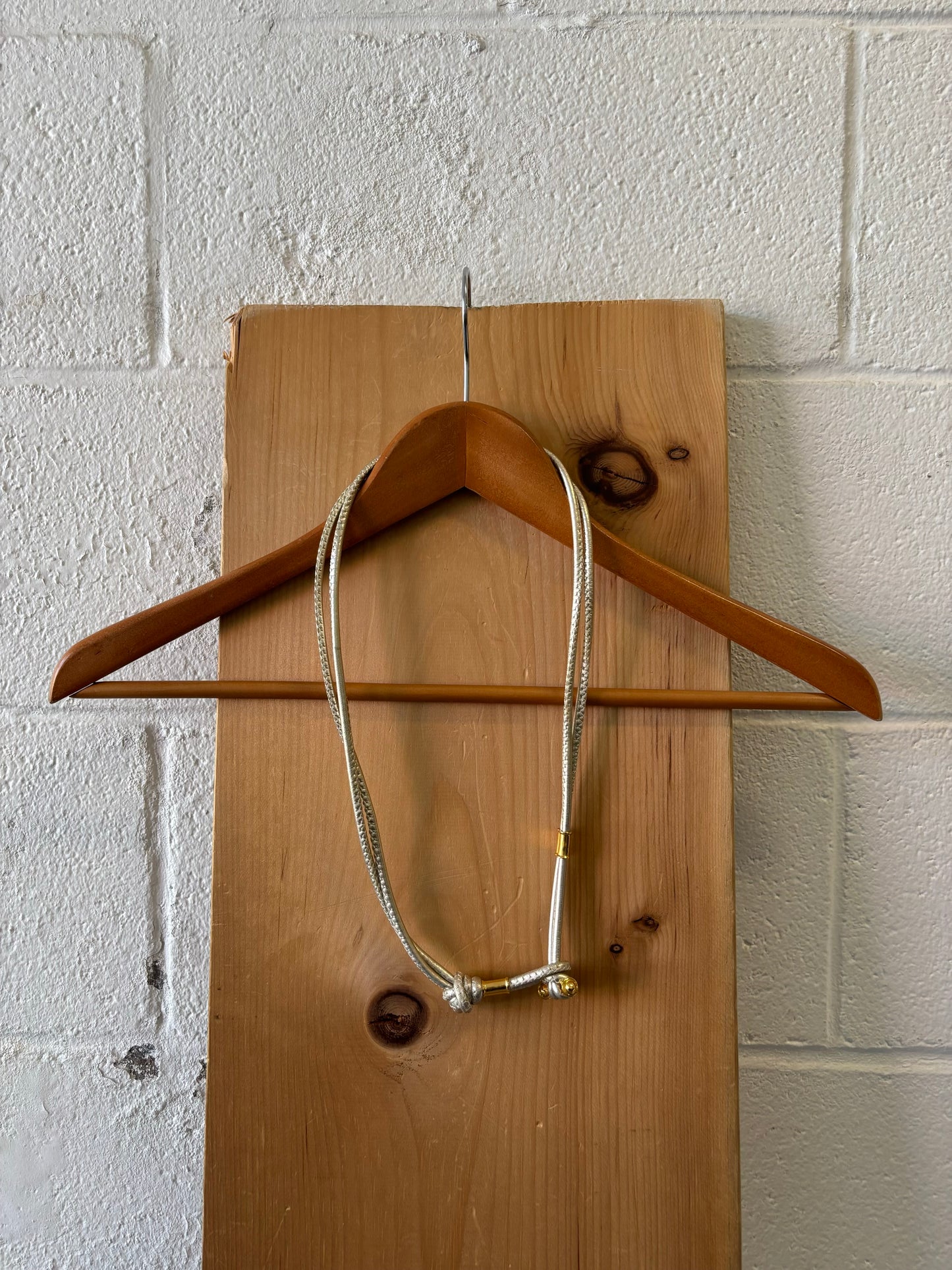 Silver & Gold Lanyard Belt : S