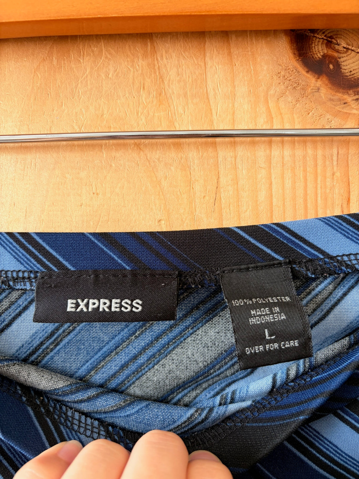 Striped Blue Skirt : L