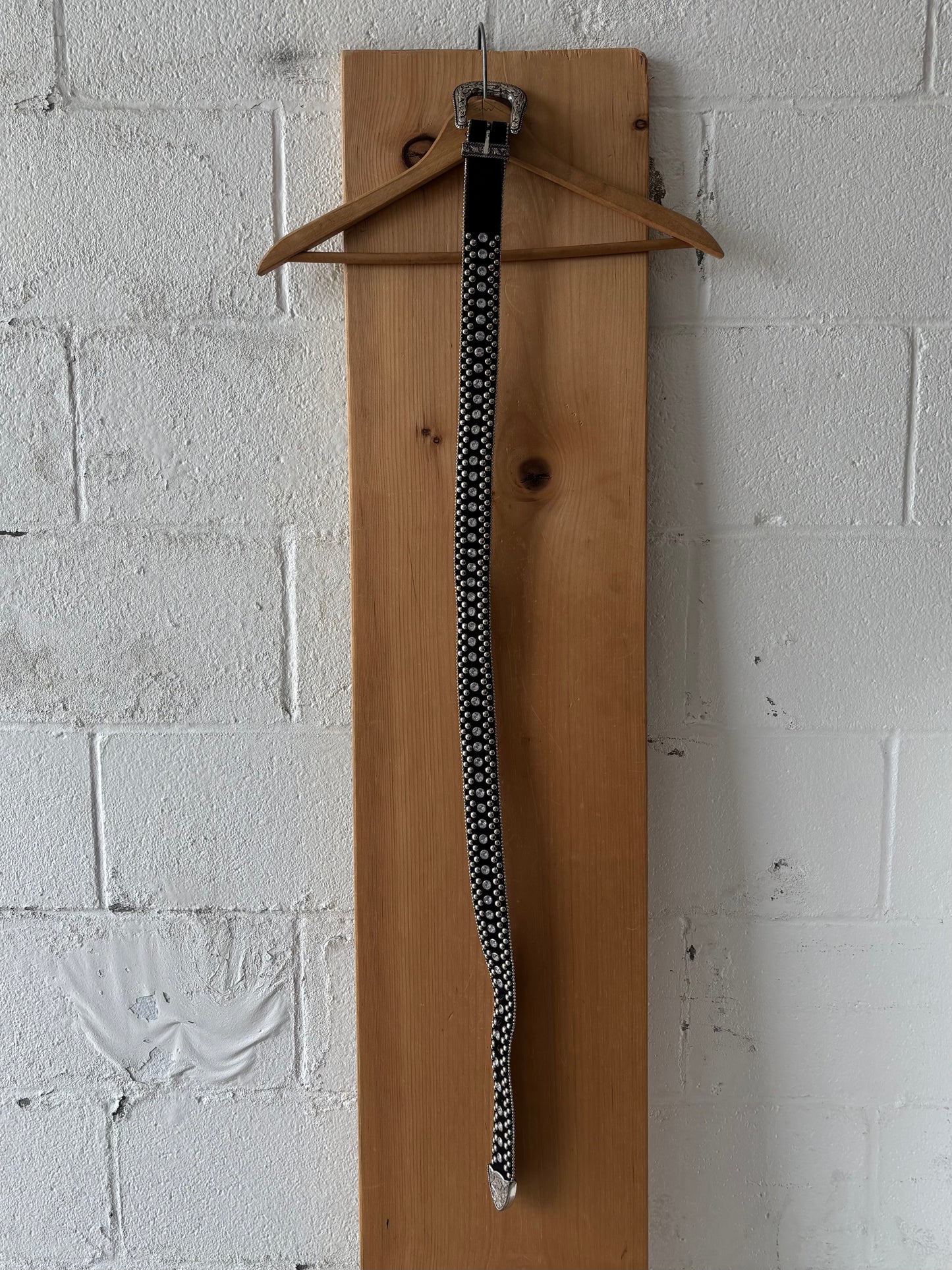 Black Studded Belt