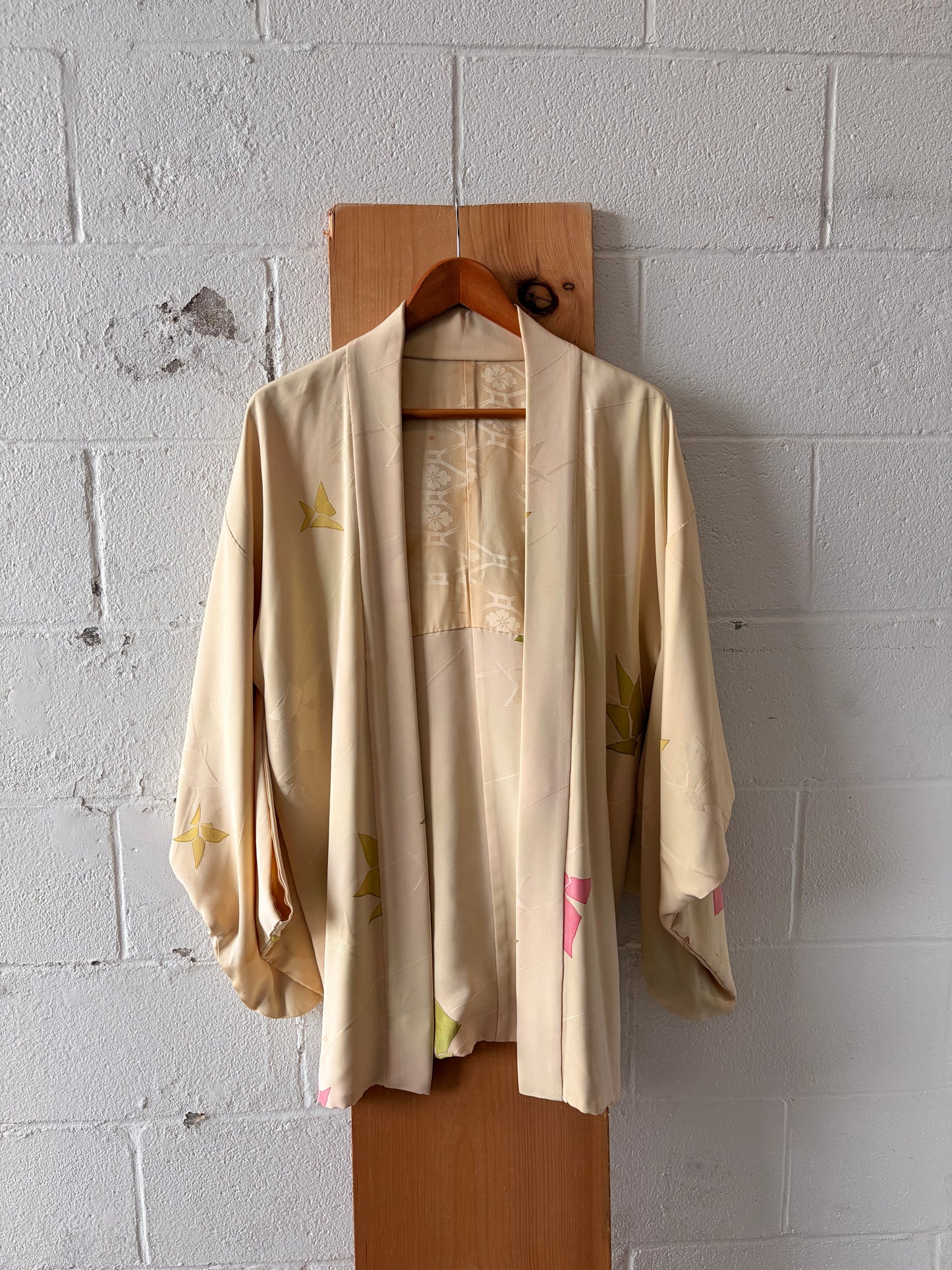 Vtg Light Haori Kimono Jacket (As Is)