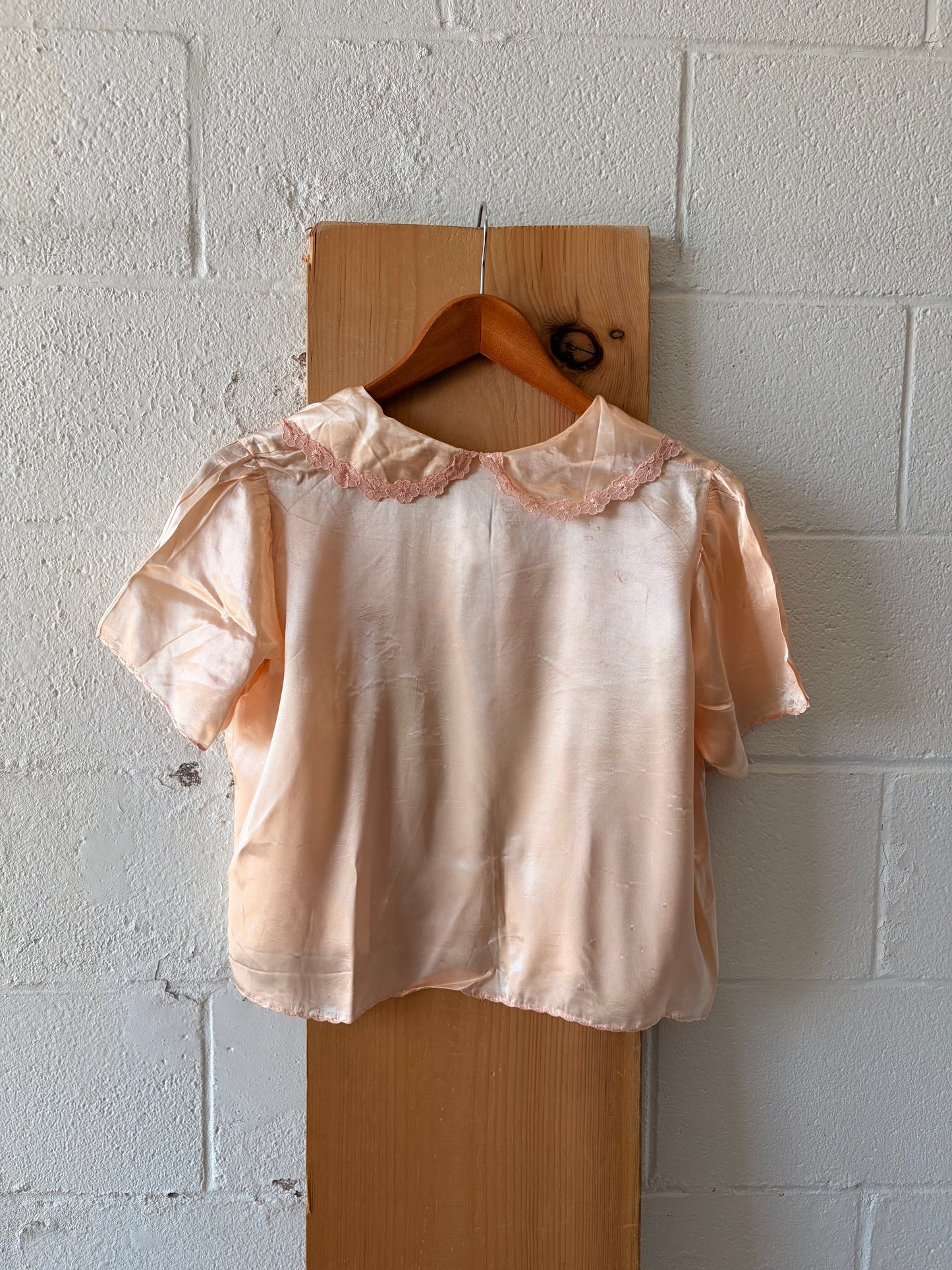 Vintage Pink Bed Jacket : S/M