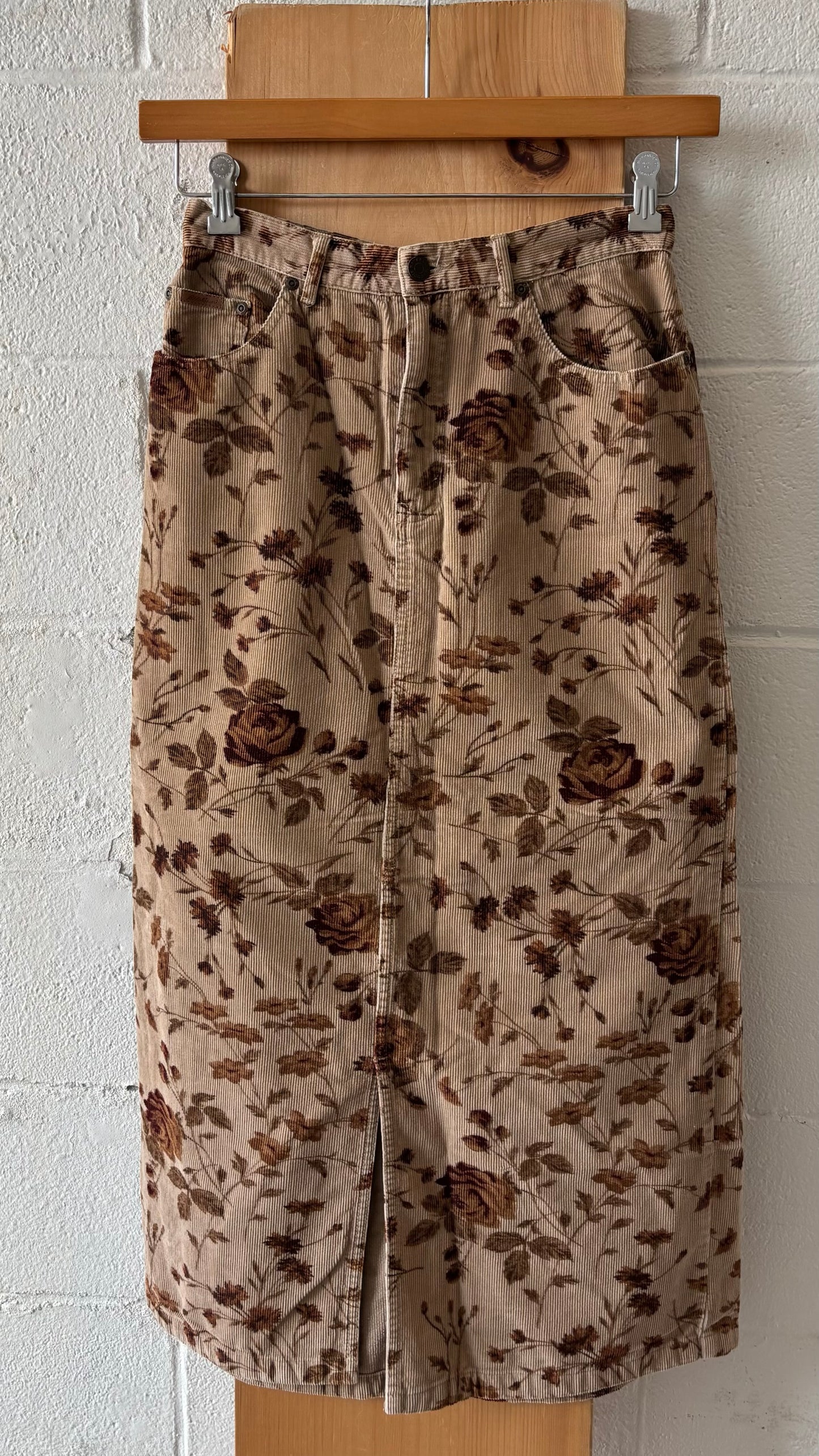 Corduroy Eddie Bauer Maxi Skirt : 28” W