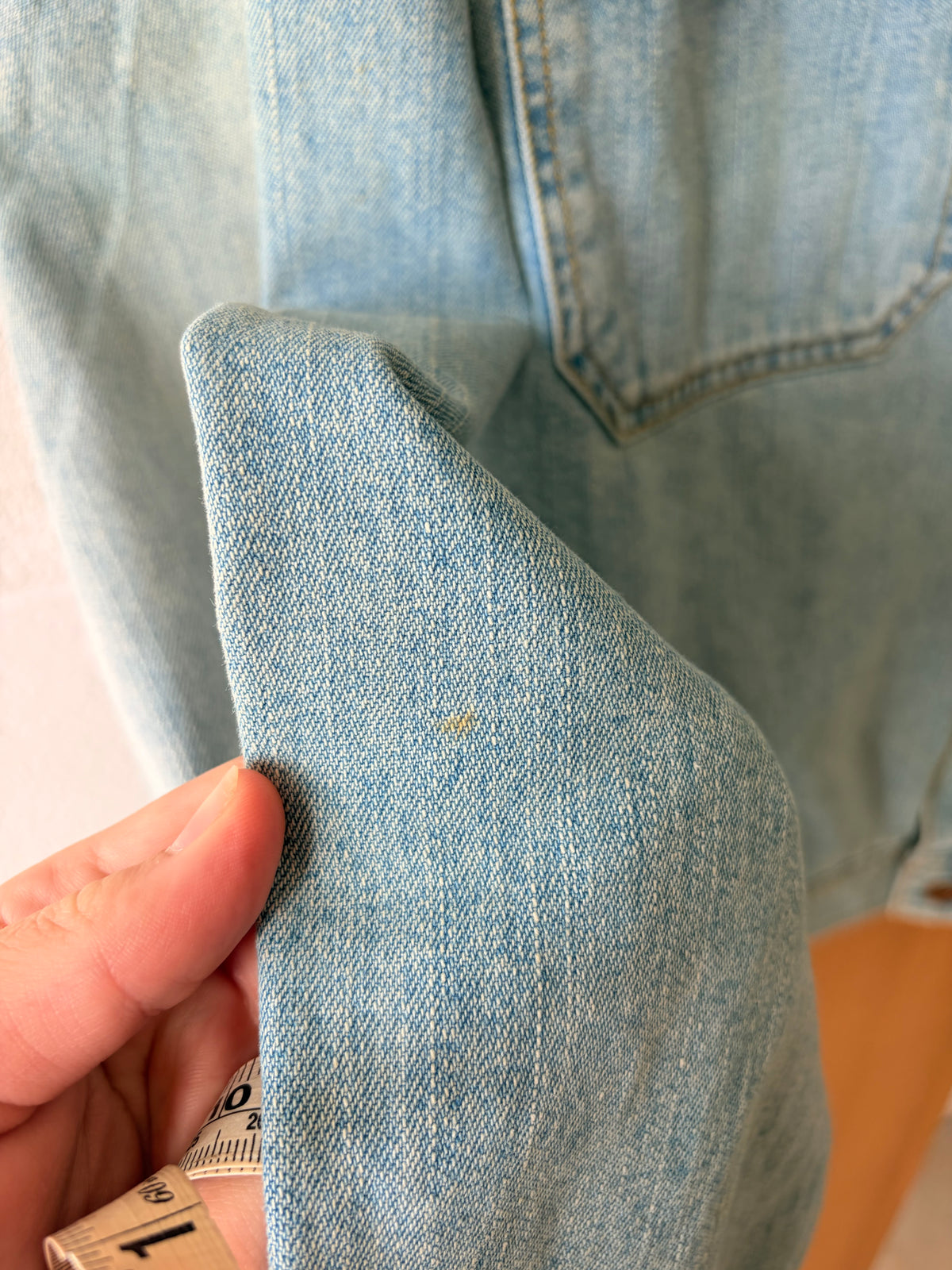 Vtg Light Wash Tommy Denim Trucker Jacket : XL