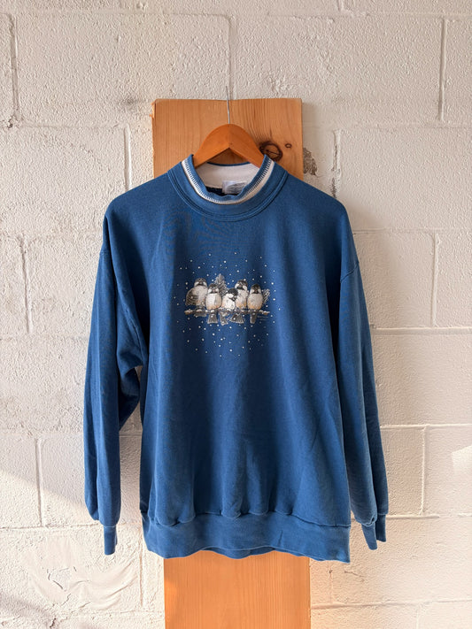 Vtg Chickadees Crew : XL