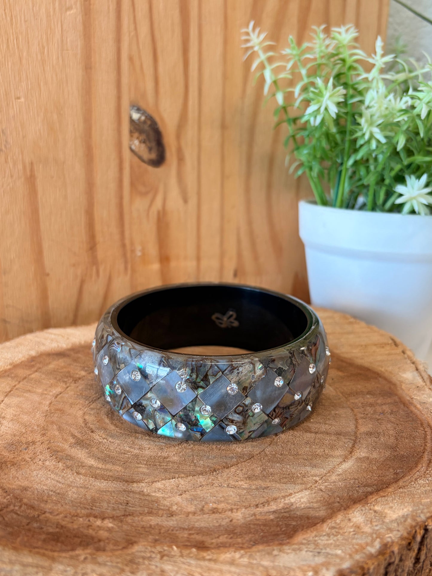 Iridescent Mosaic Bangle
