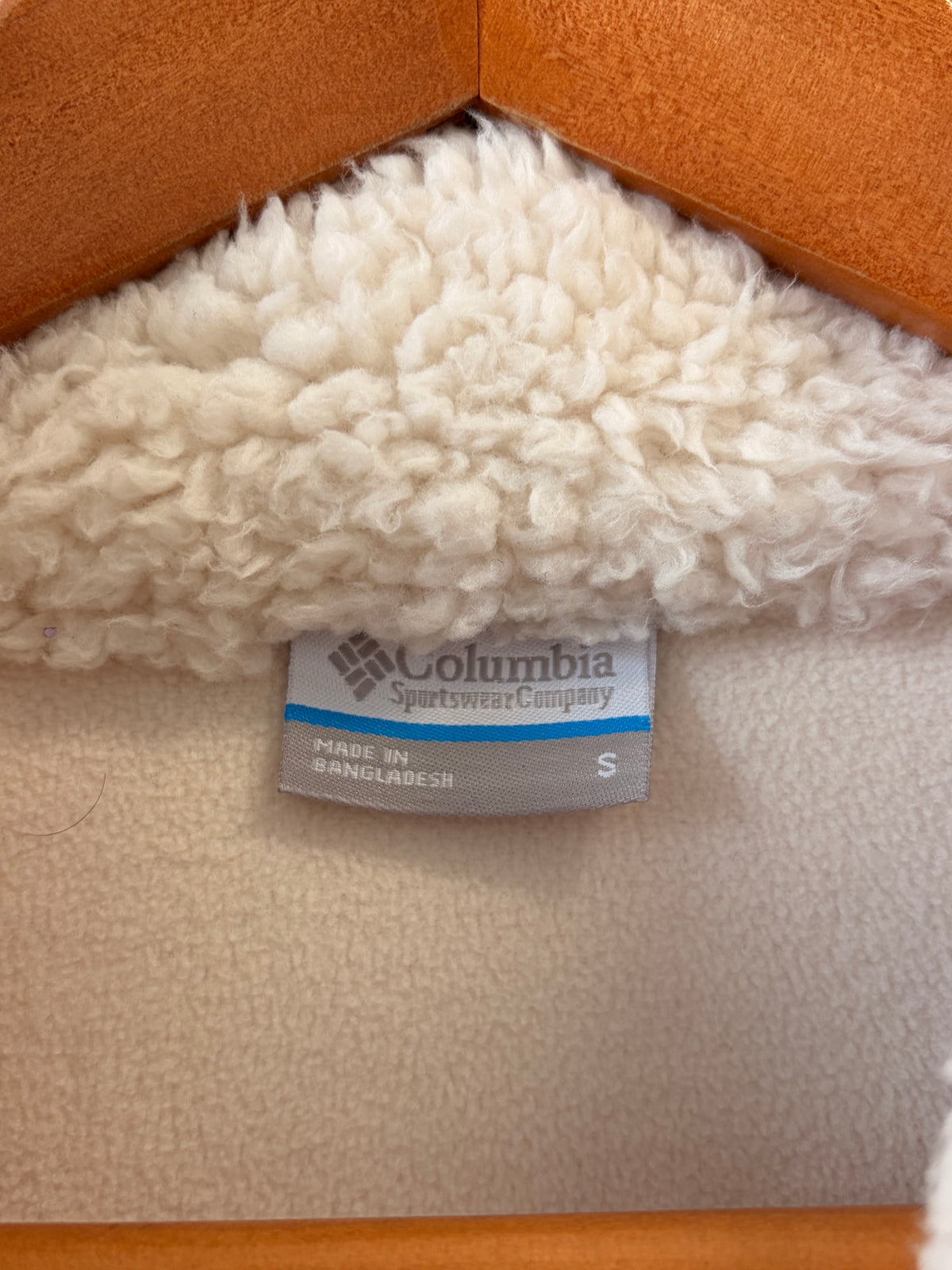 Cream Columbia Sherpa Jacket : S